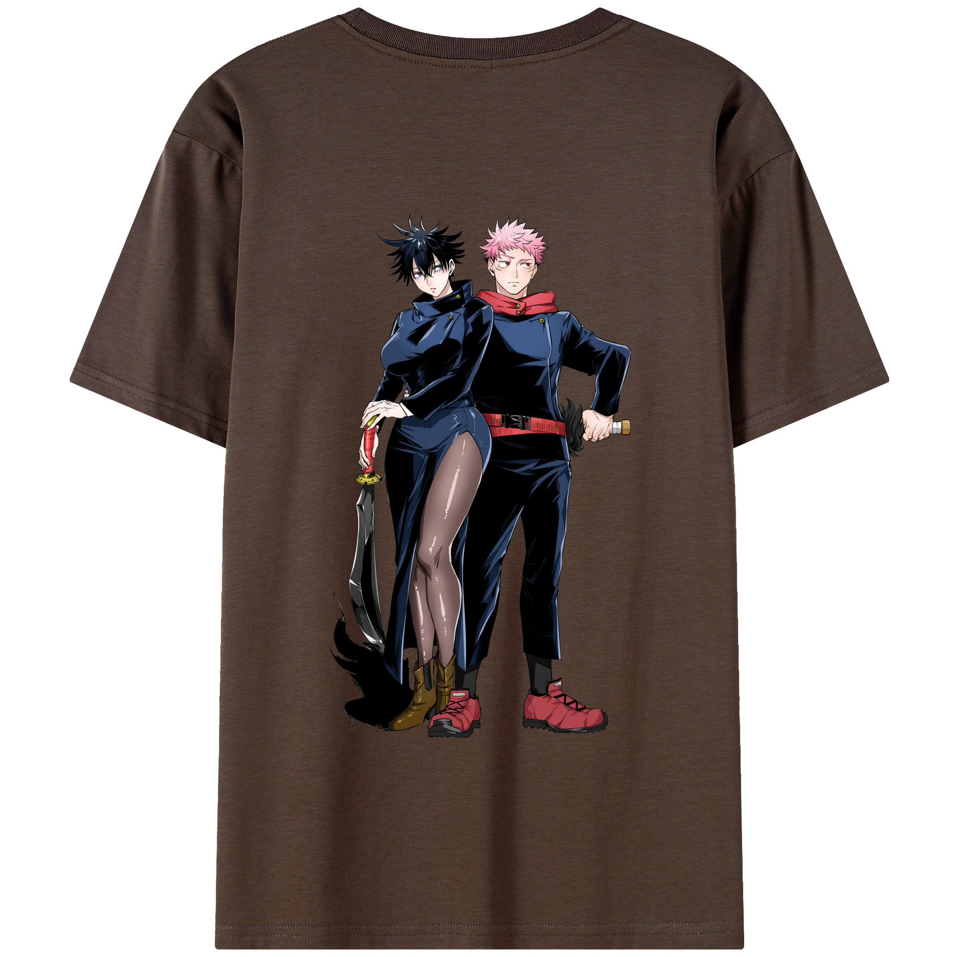 （画像用） 呪術廻戦 Jujutsu Kaisen 綿100％半袖Tシャツ（背面プリント）