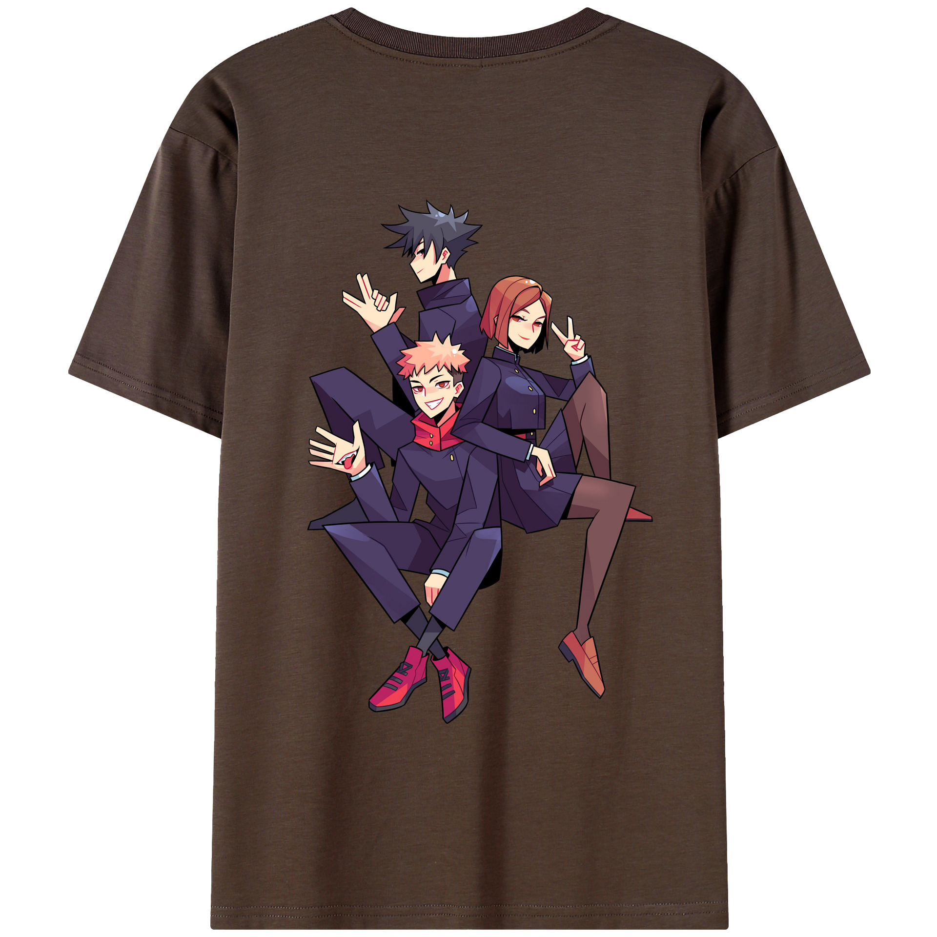 （画像用） 呪術廻戦 Jujutsu Kaisen 綿100％半袖Tシャツ（背面プリント）