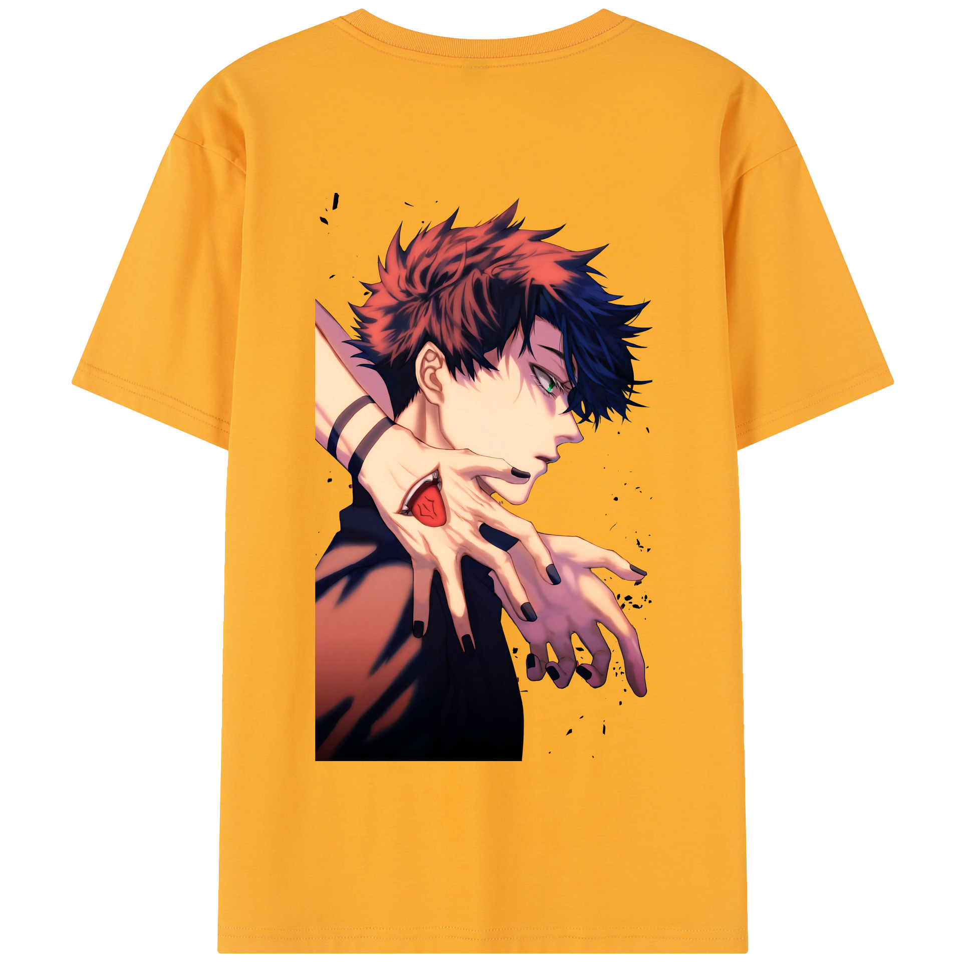 （画像用） 呪術廻戦 Jujutsu Kaisen 綿100％半袖Tシャツ（背面プリント）