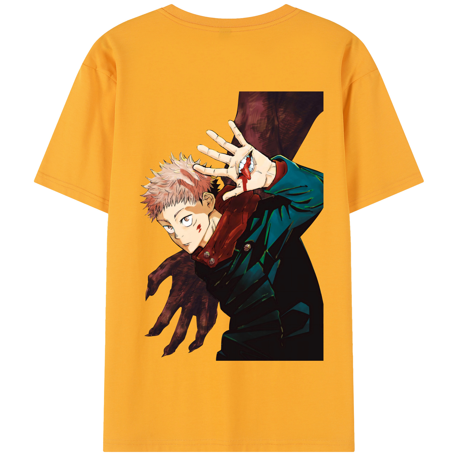 （画像用） 呪術廻戦 Jujutsu Kaisen 綿100％半袖Tシャツ（背面プリント）