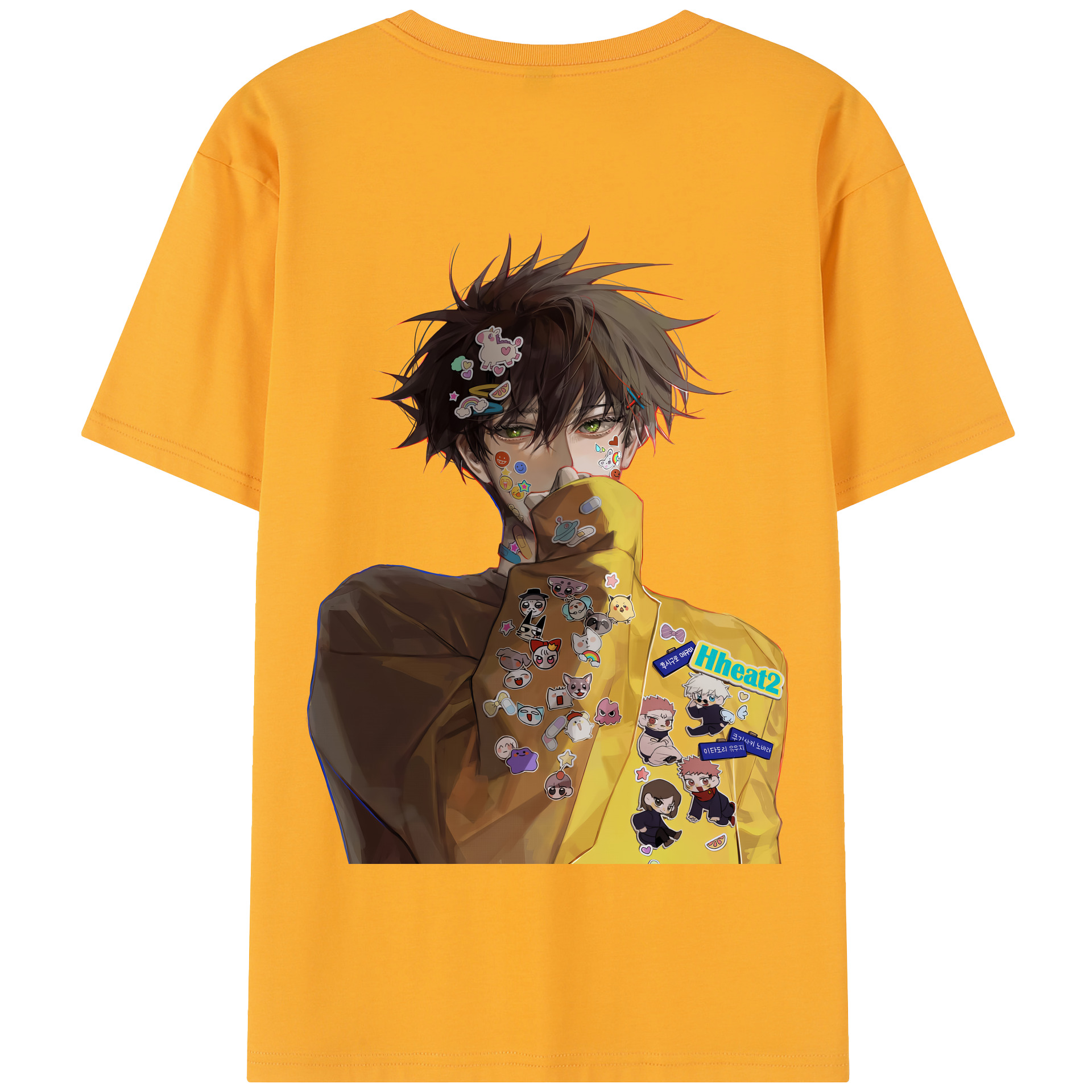 （画像用） 呪術廻戦 Jujutsu Kaisen 綿100％半袖Tシャツ（背面プリント）