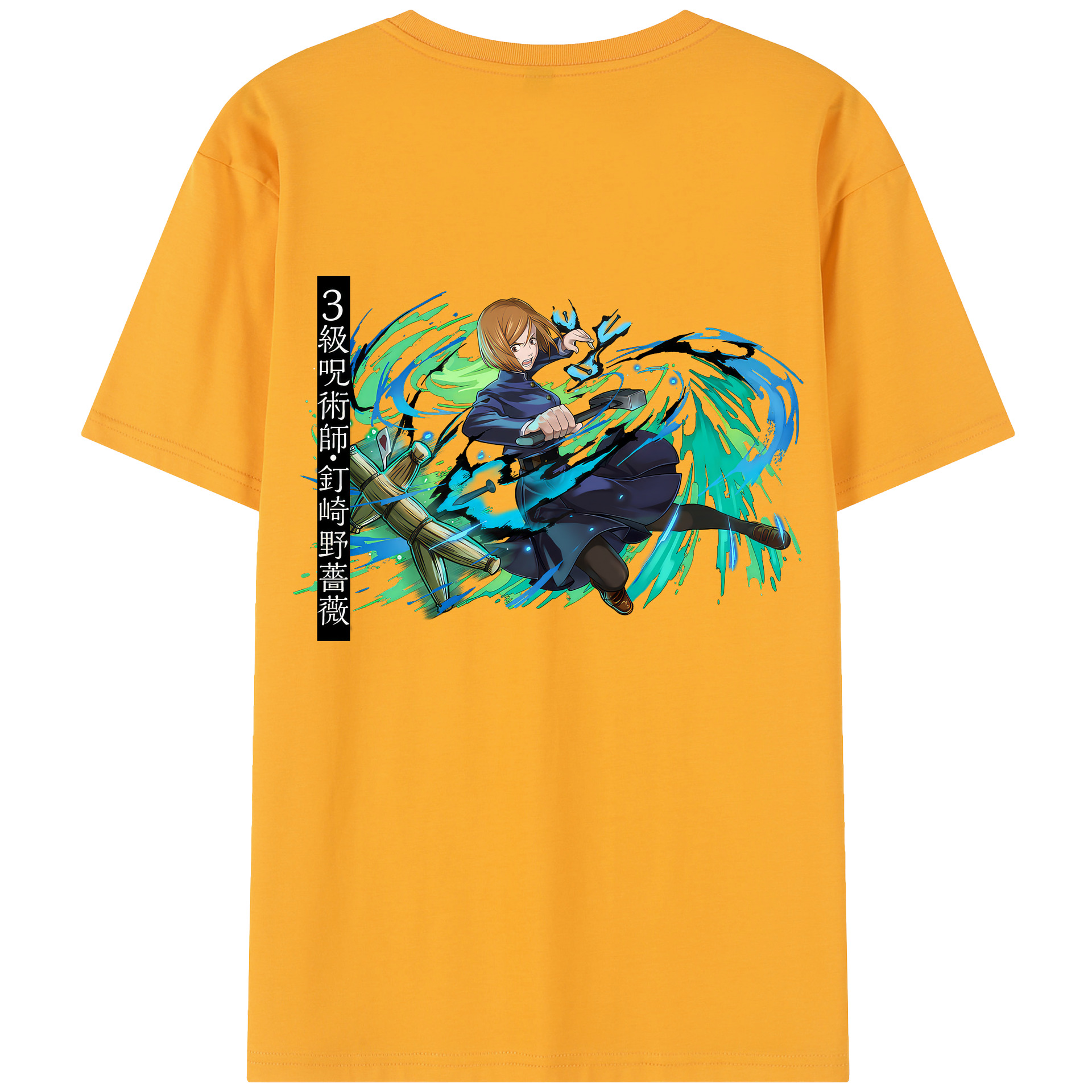 （画像用） 呪術廻戦 Jujutsu Kaisen 綿100％半袖Tシャツ（背面プリント）