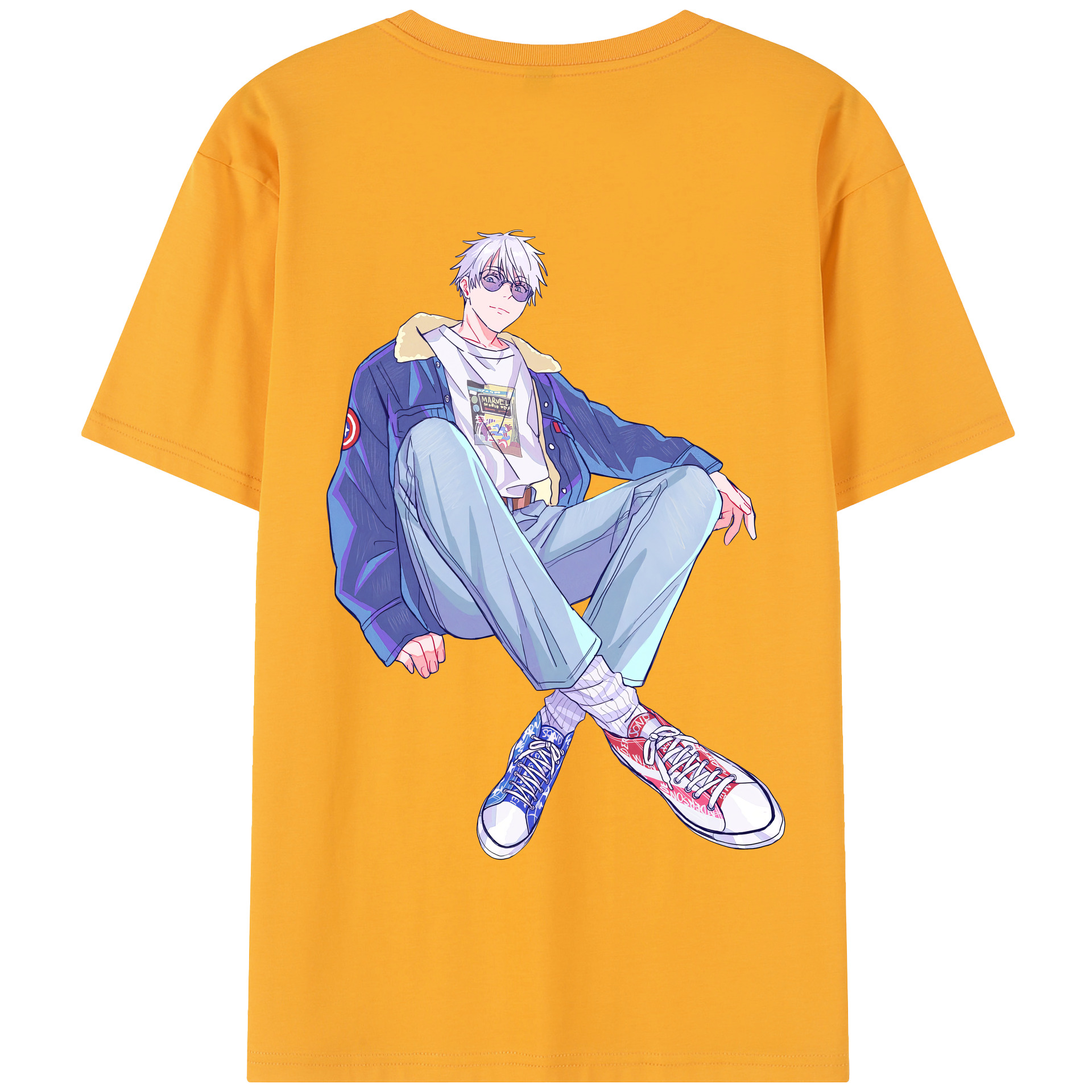 （画像用） 呪術廻戦 Jujutsu Kaisen 綿100％半袖Tシャツ（背面プリント）