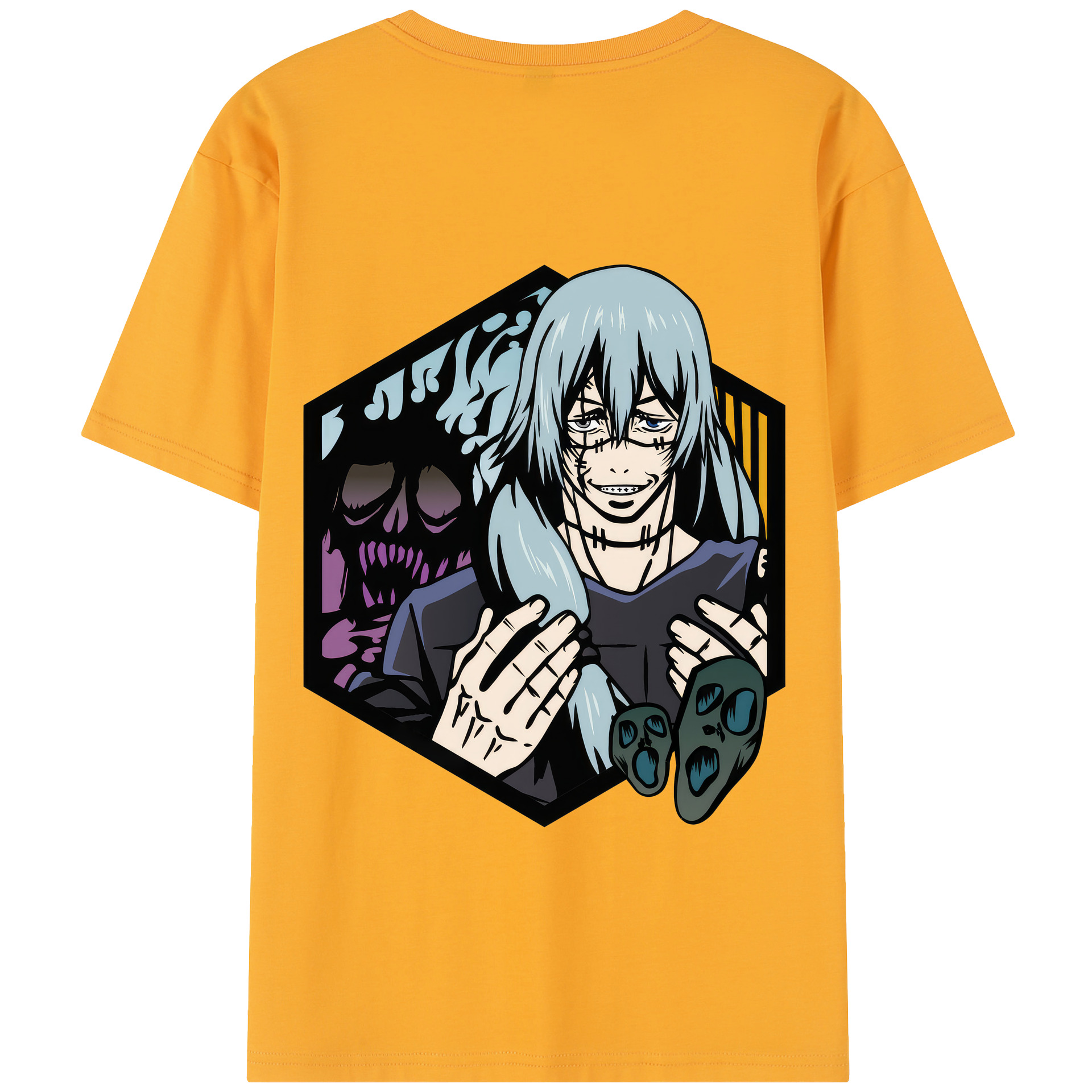 （画像用） 呪術廻戦 Jujutsu Kaisen 綿100％半袖Tシャツ（背面プリント）