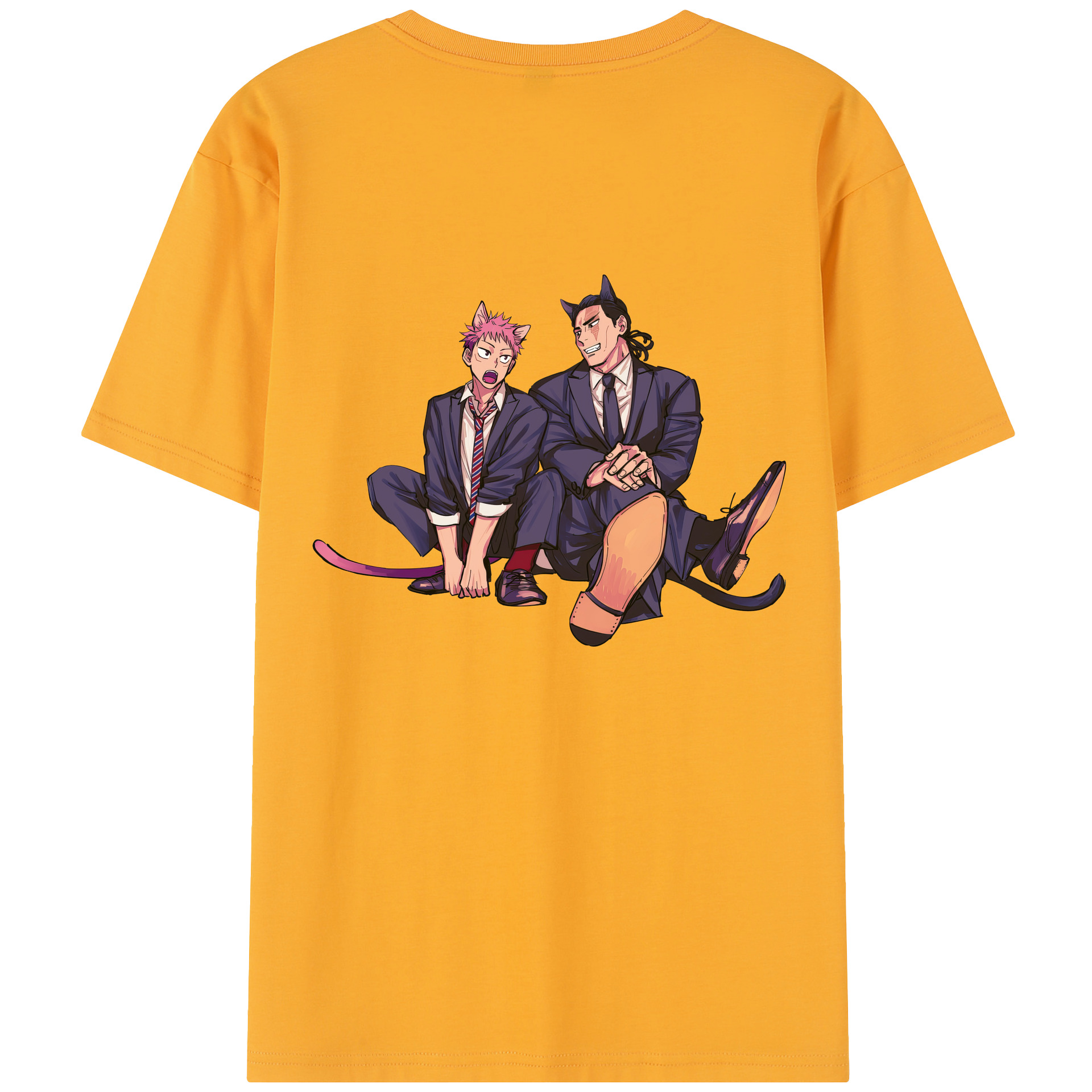 （画像用） 呪術廻戦 Jujutsu Kaisen 綿100％半袖Tシャツ（背面プリント）
