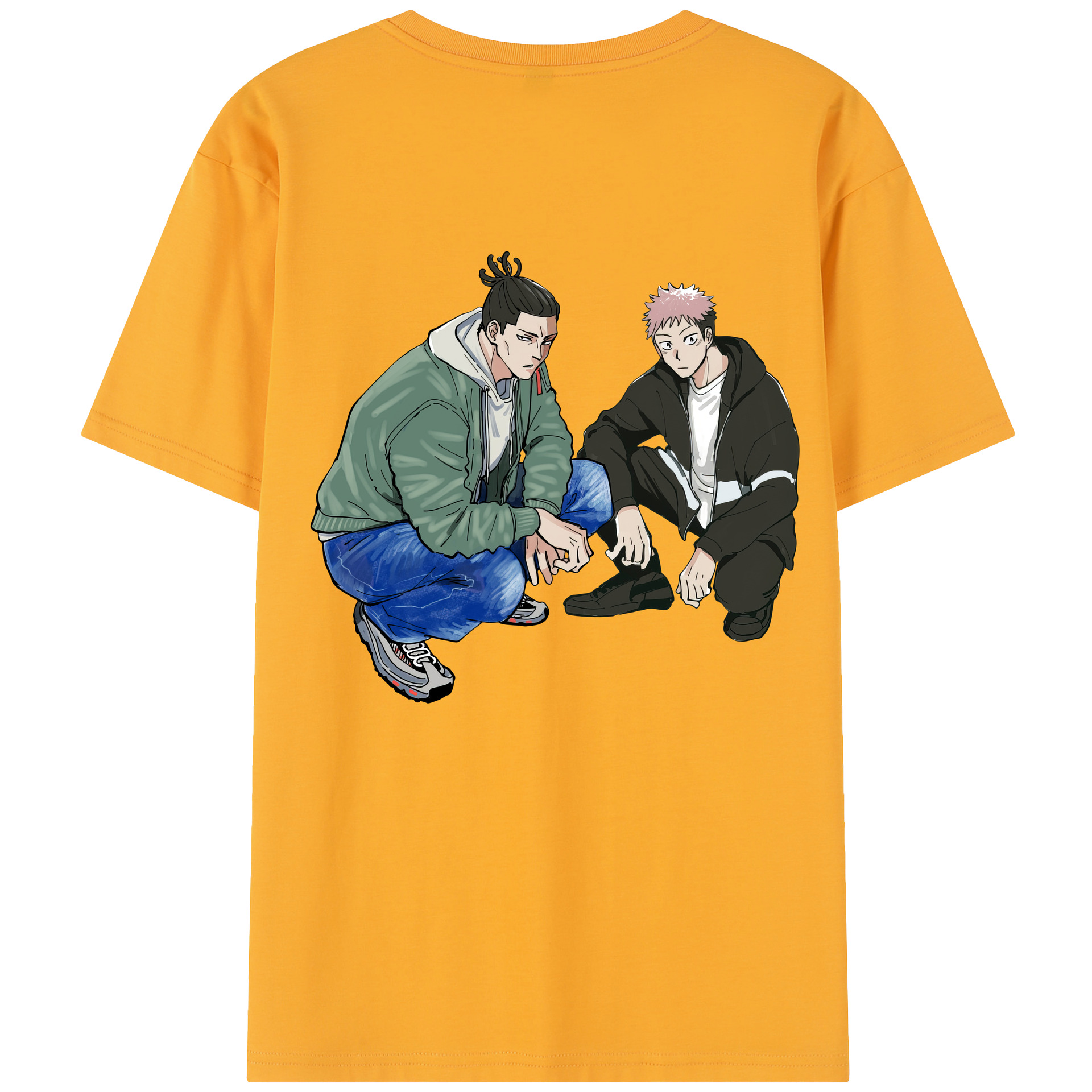 （画像用） 呪術廻戦 Jujutsu Kaisen 綿100％半袖Tシャツ（背面プリント）
