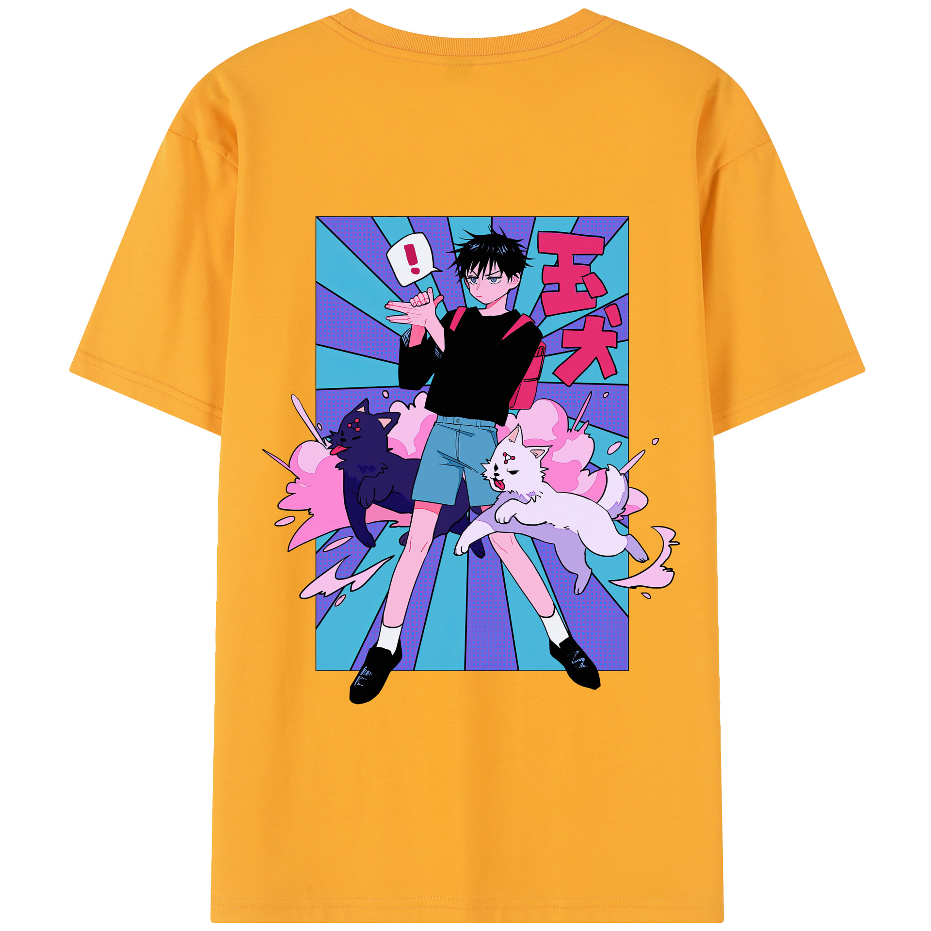 （画像用） 呪術廻戦 Jujutsu Kaisen 綿100％半袖Tシャツ（背面プリント）