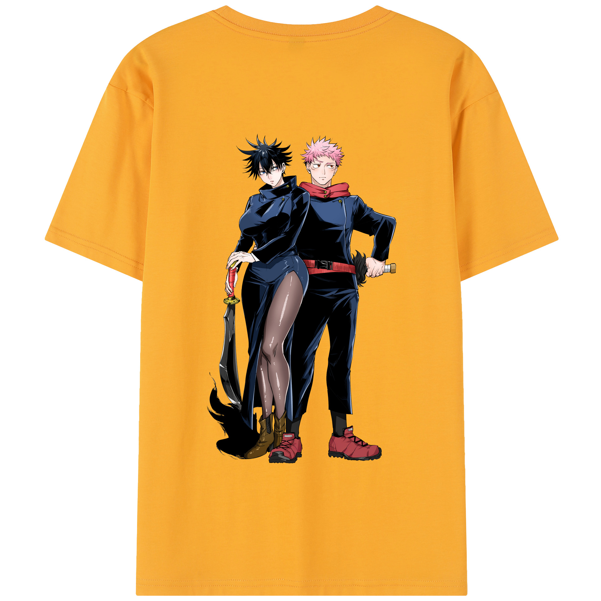 （画像用） 呪術廻戦 Jujutsu Kaisen 綿100％半袖Tシャツ（背面プリント）