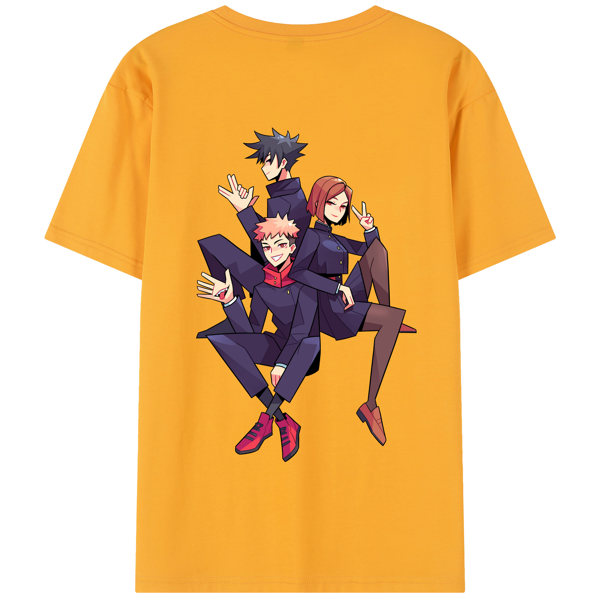 （画像用） 呪術廻戦 Jujutsu Kaisen 綿100％半袖Tシャツ（背面プリント）
