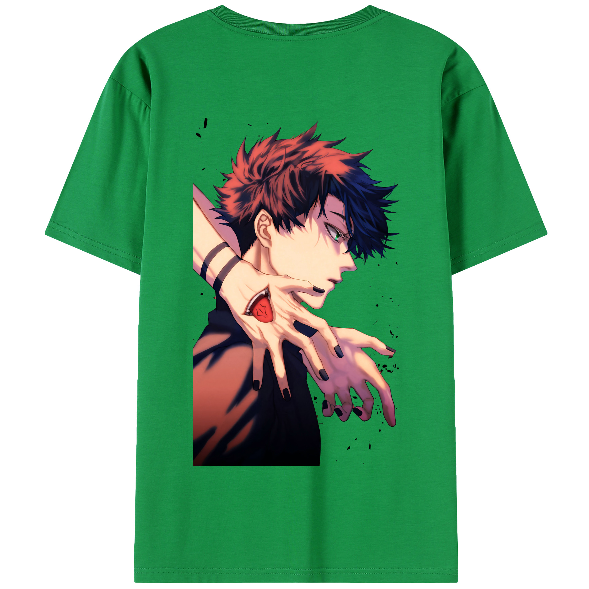 （画像用） 呪術廻戦 Jujutsu Kaisen 綿100％半袖Tシャツ（背面プリント）
