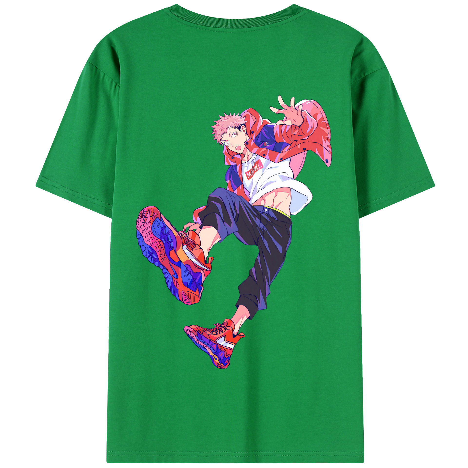 （画像用） 呪術廻戦 Jujutsu Kaisen 綿100％半袖Tシャツ（背面プリント）