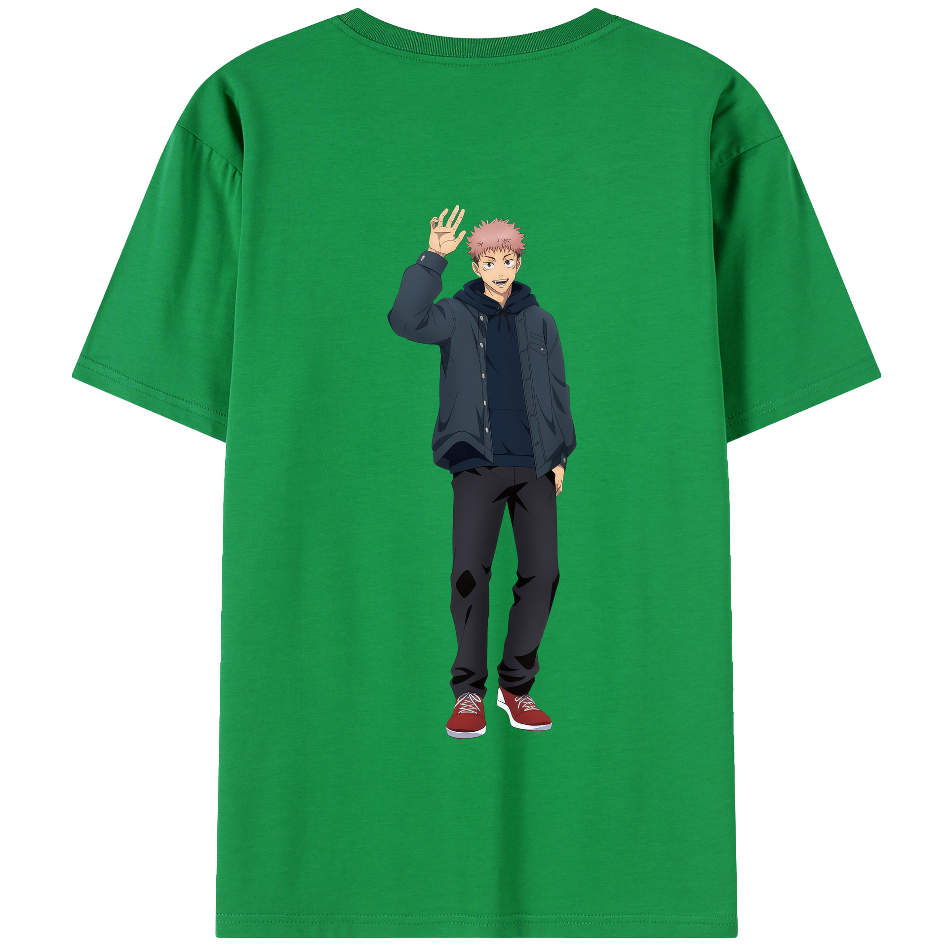 （画像用） 呪術廻戦 Jujutsu Kaisen 綿100％半袖Tシャツ（背面プリント）
