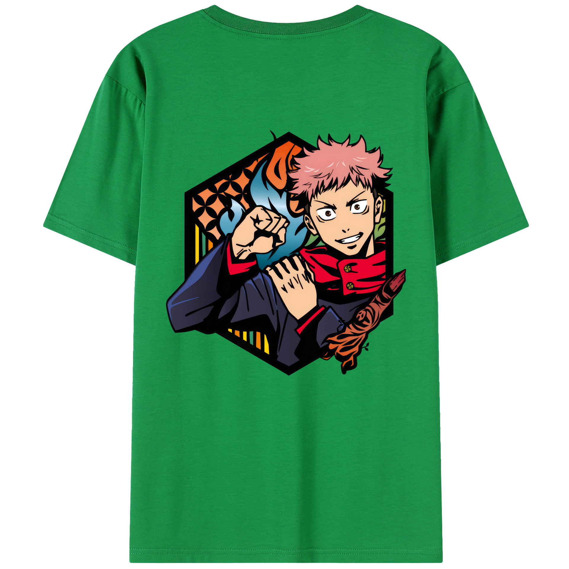 （画像用） 呪術廻戦 Jujutsu Kaisen 綿100％半袖Tシャツ（背面プリント）