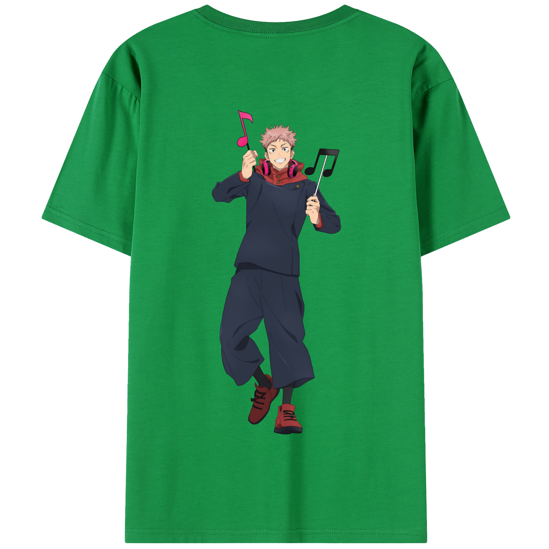 （画像用） 呪術廻戦 Jujutsu Kaisen 綿100％半袖Tシャツ（背面プリント）
