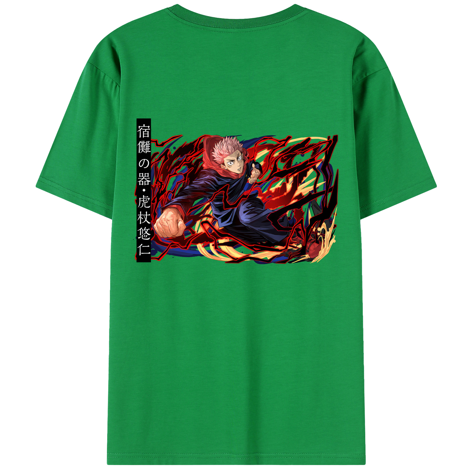 （画像用） 呪術廻戦 Jujutsu Kaisen 綿100％半袖Tシャツ（背面プリント）