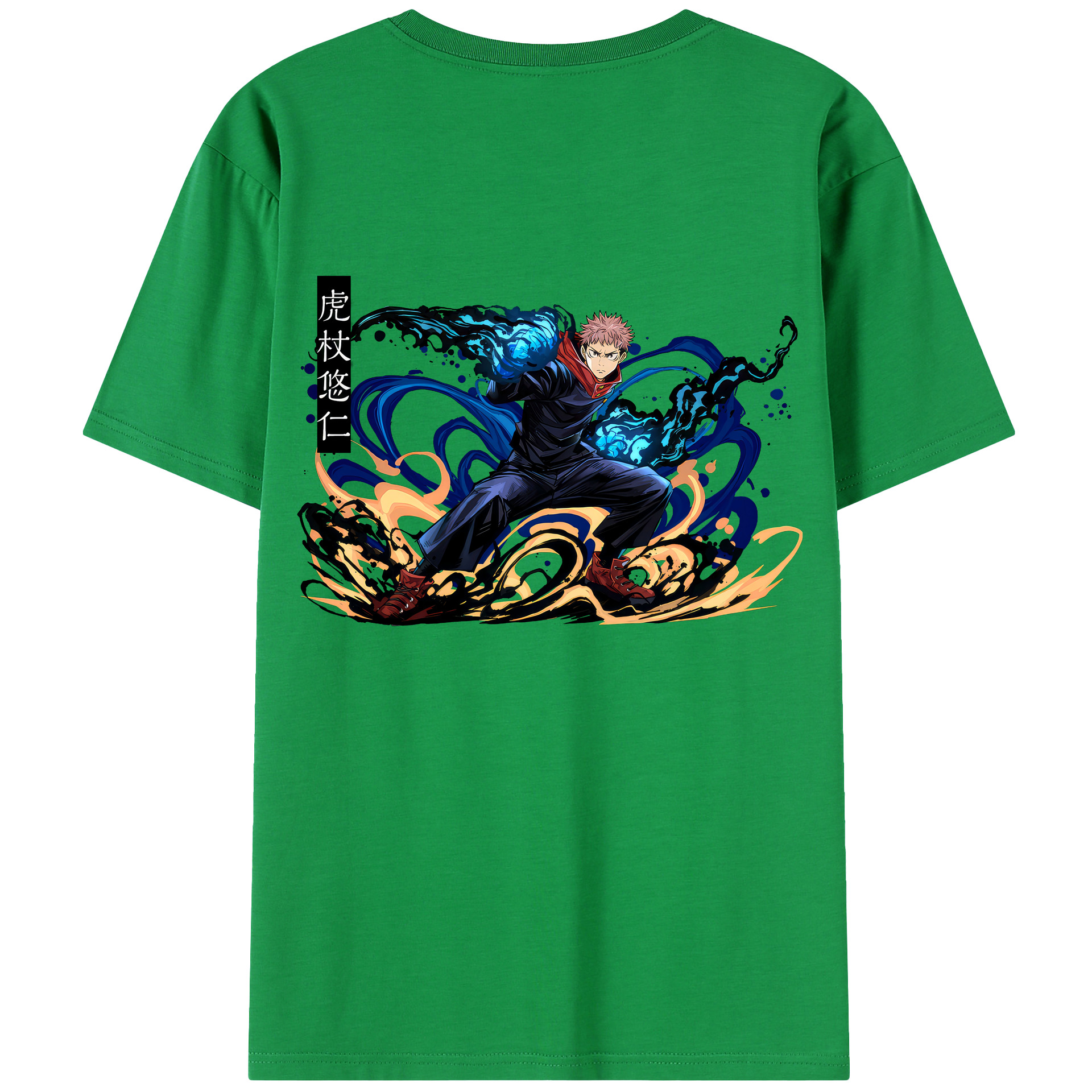 （画像用） 呪術廻戦 Jujutsu Kaisen 綿100％半袖Tシャツ（背面プリント）