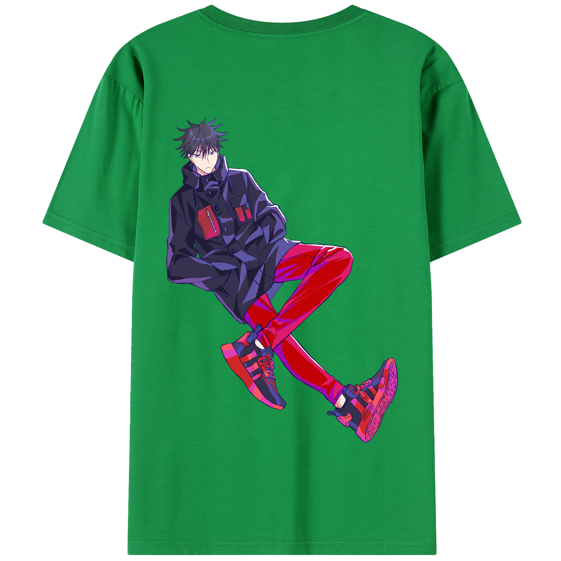 （画像用） 呪術廻戦 Jujutsu Kaisen 綿100％半袖Tシャツ（背面プリント）