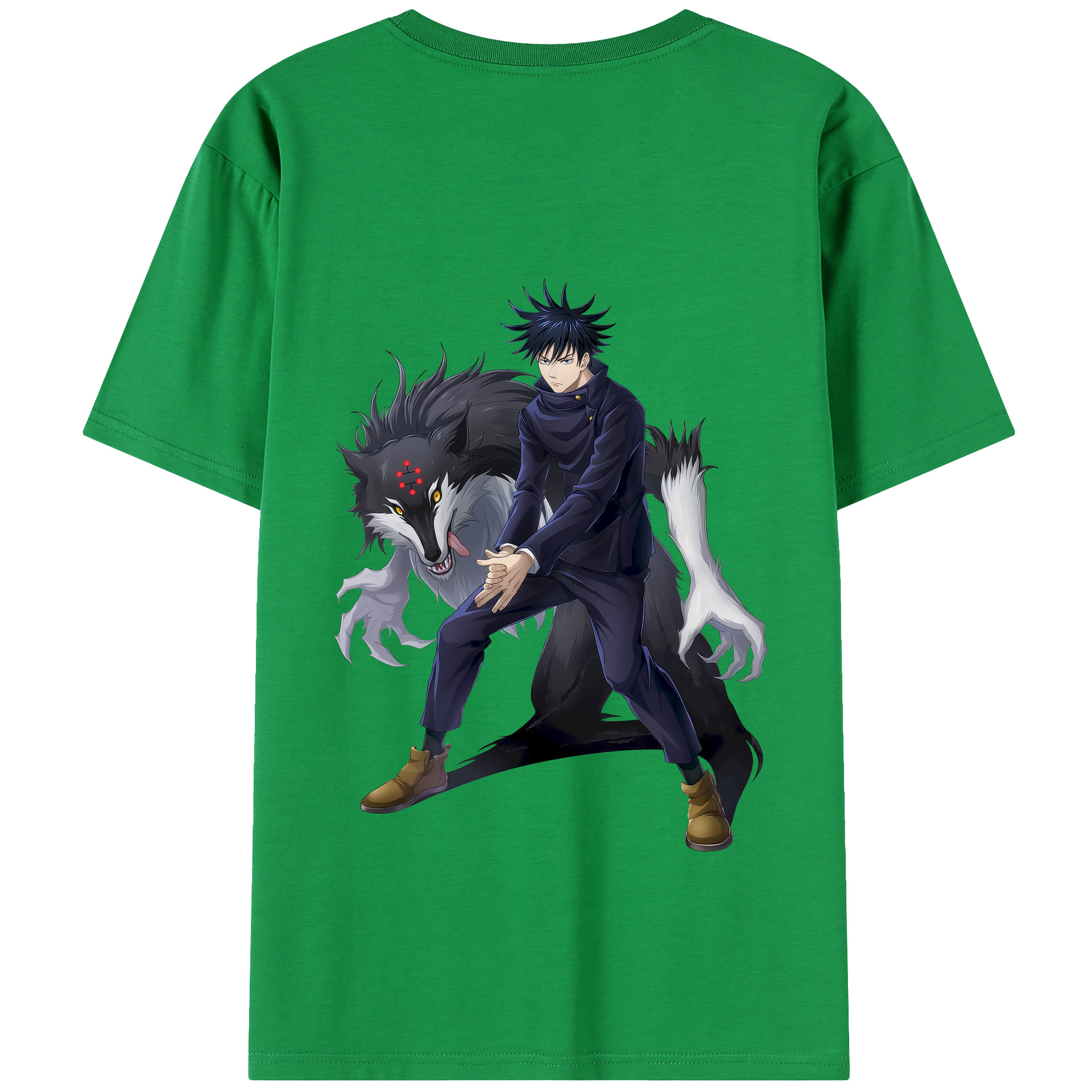 （画像用） 呪術廻戦 Jujutsu Kaisen 綿100％半袖Tシャツ（背面プリント）
