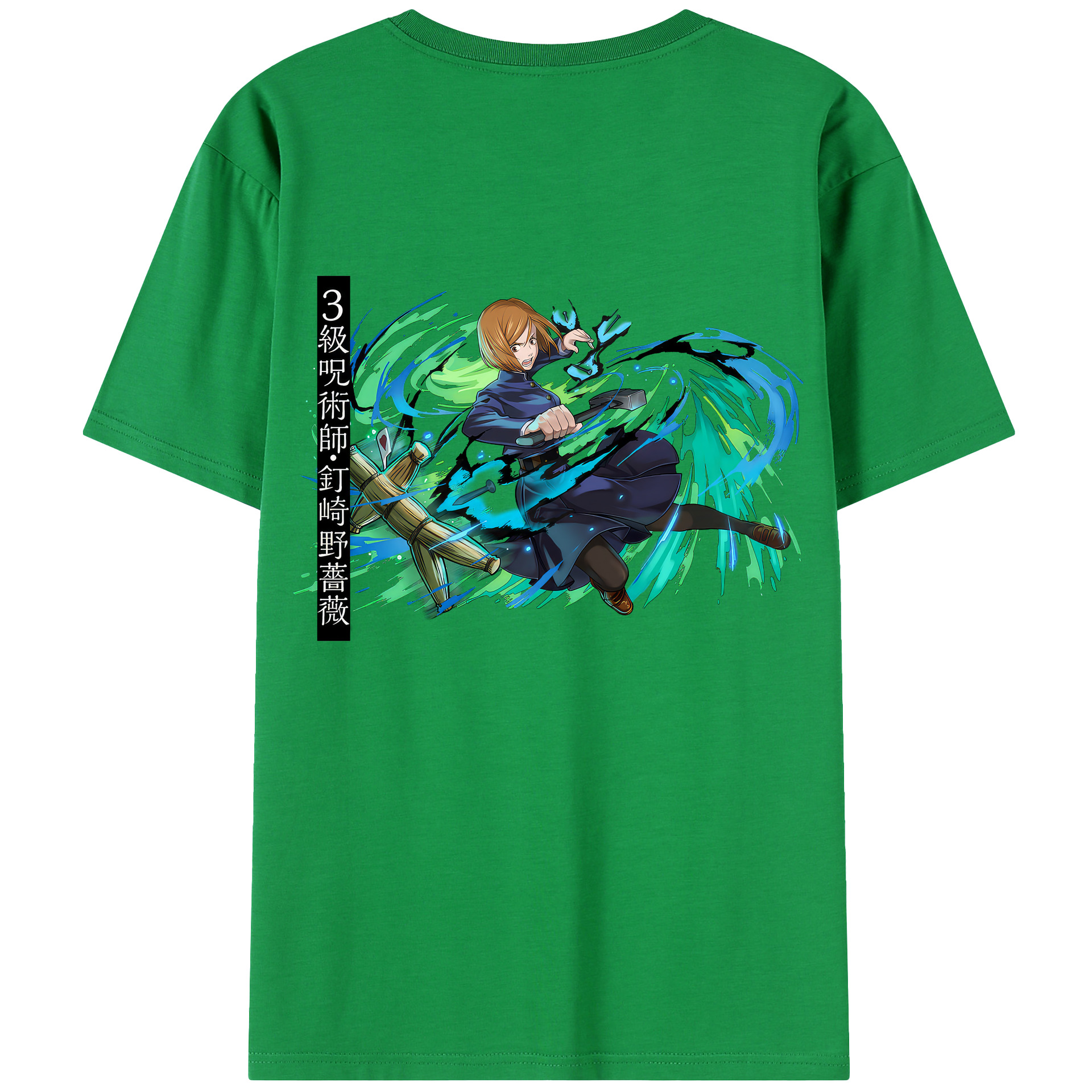（画像用） 呪術廻戦 Jujutsu Kaisen 綿100％半袖Tシャツ（背面プリント）