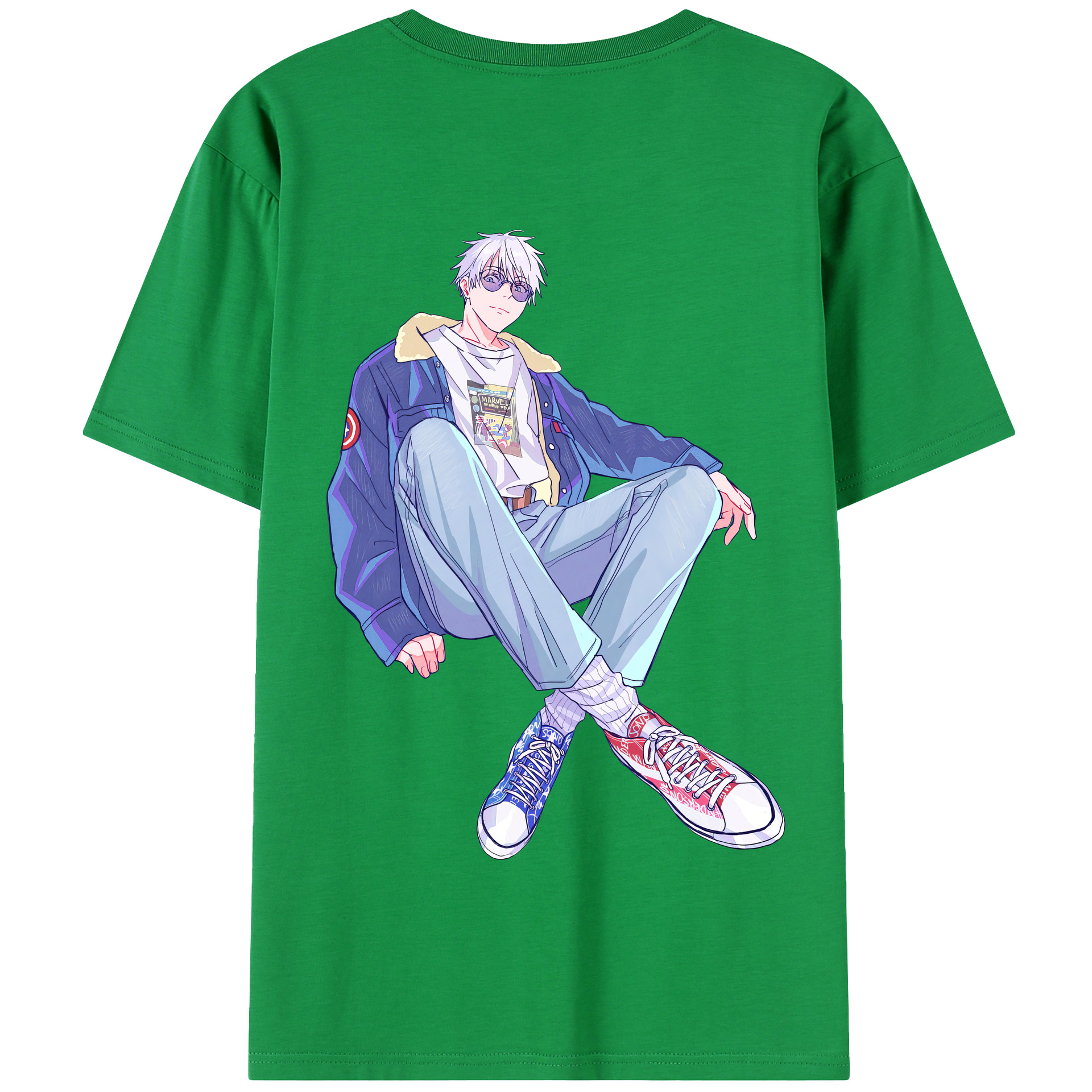 （画像用） 呪術廻戦 Jujutsu Kaisen 綿100％半袖Tシャツ（背面プリント）
