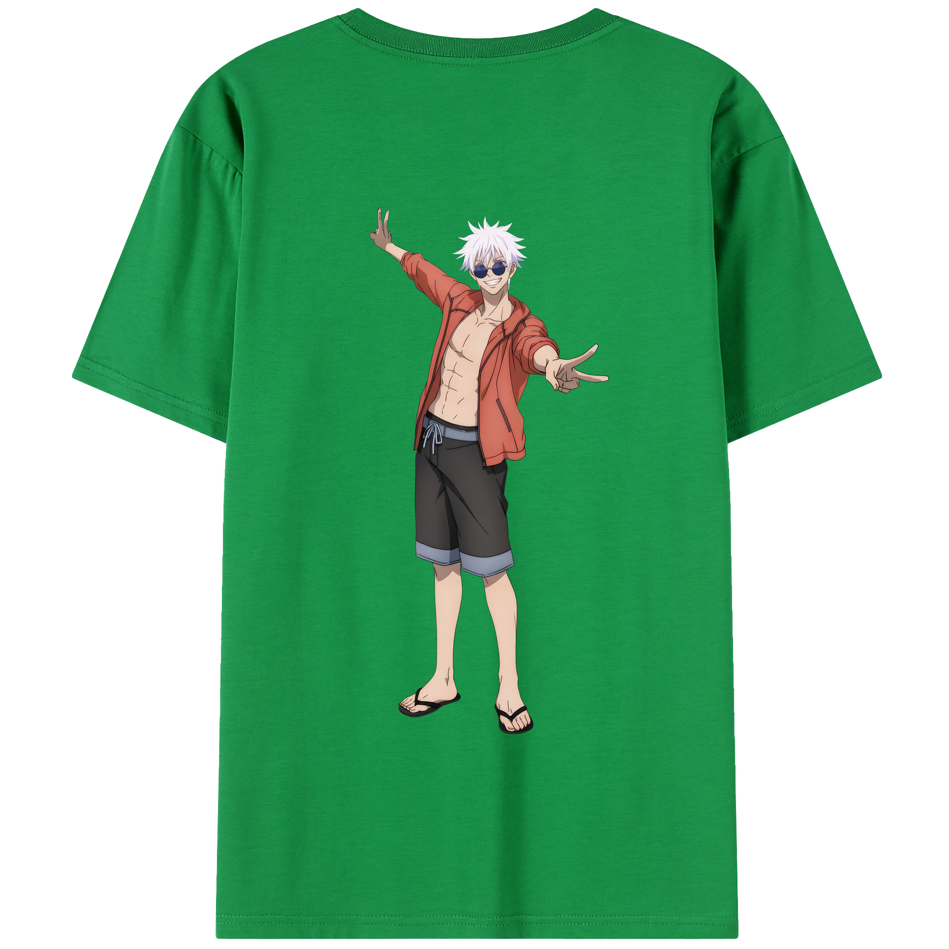 （画像用） 呪術廻戦 Jujutsu Kaisen 綿100％半袖Tシャツ（背面プリント）