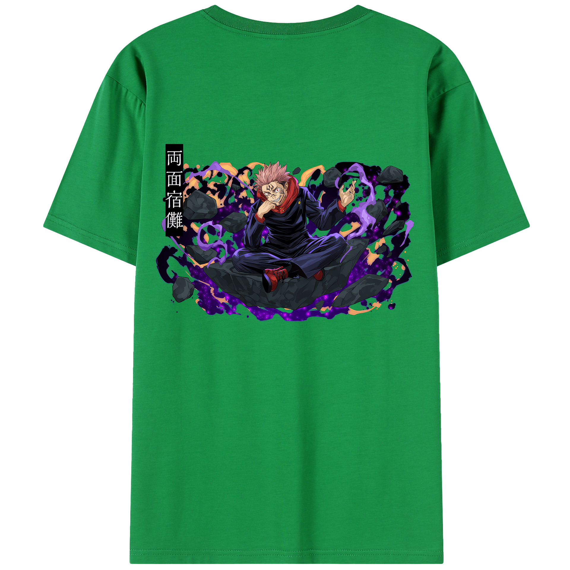 （画像用） 呪術廻戦 Jujutsu Kaisen 綿100％半袖Tシャツ（背面プリント）