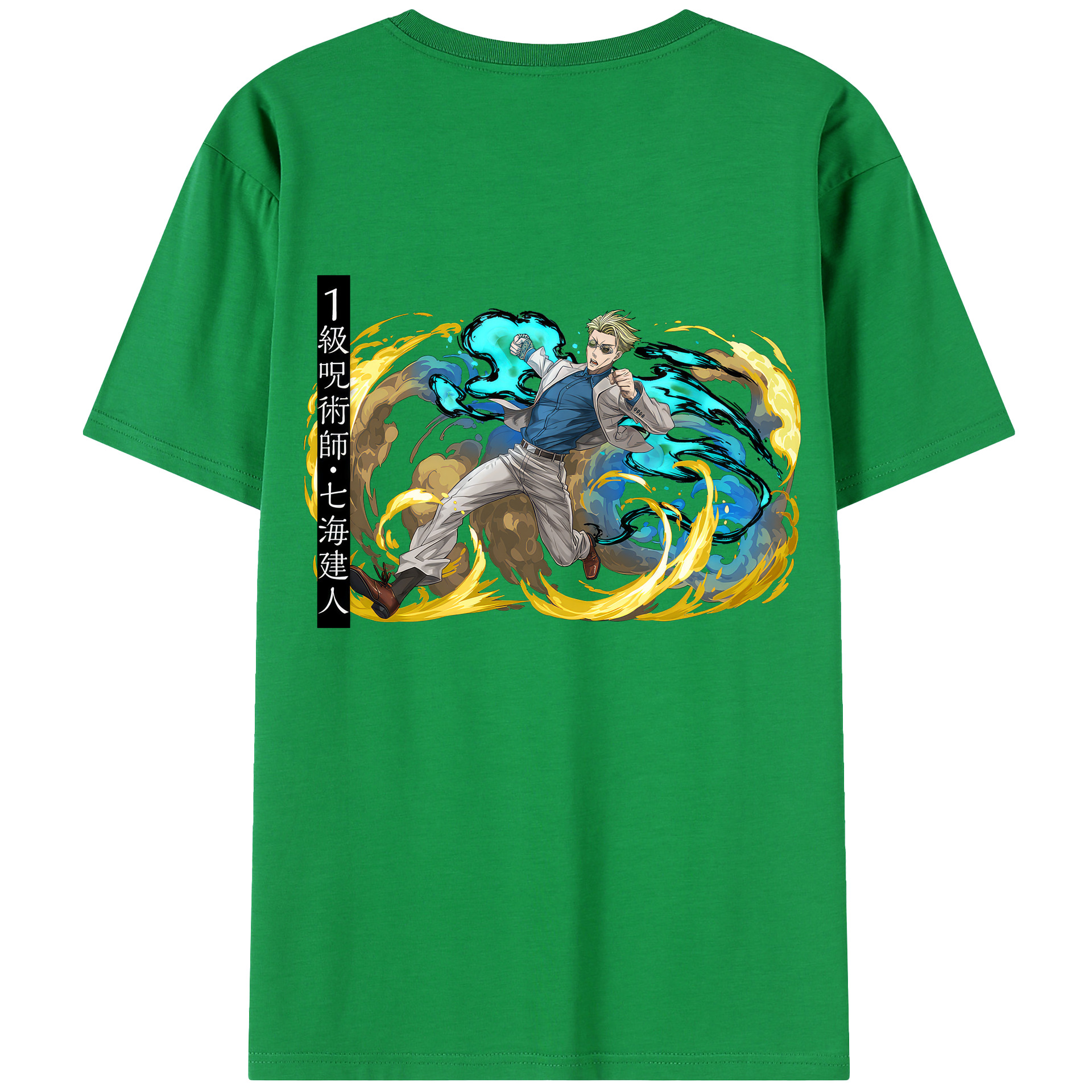 （画像用） 呪術廻戦 Jujutsu Kaisen 綿100％半袖Tシャツ（背面プリント）