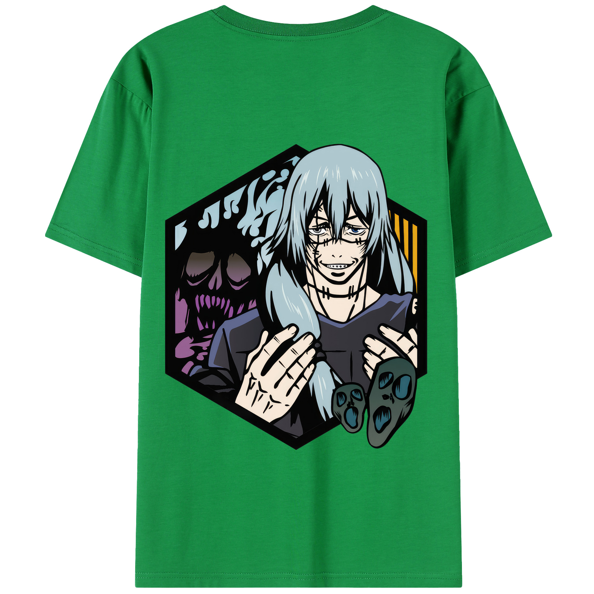 （画像用） 呪術廻戦 Jujutsu Kaisen 綿100％半袖Tシャツ（背面プリント）