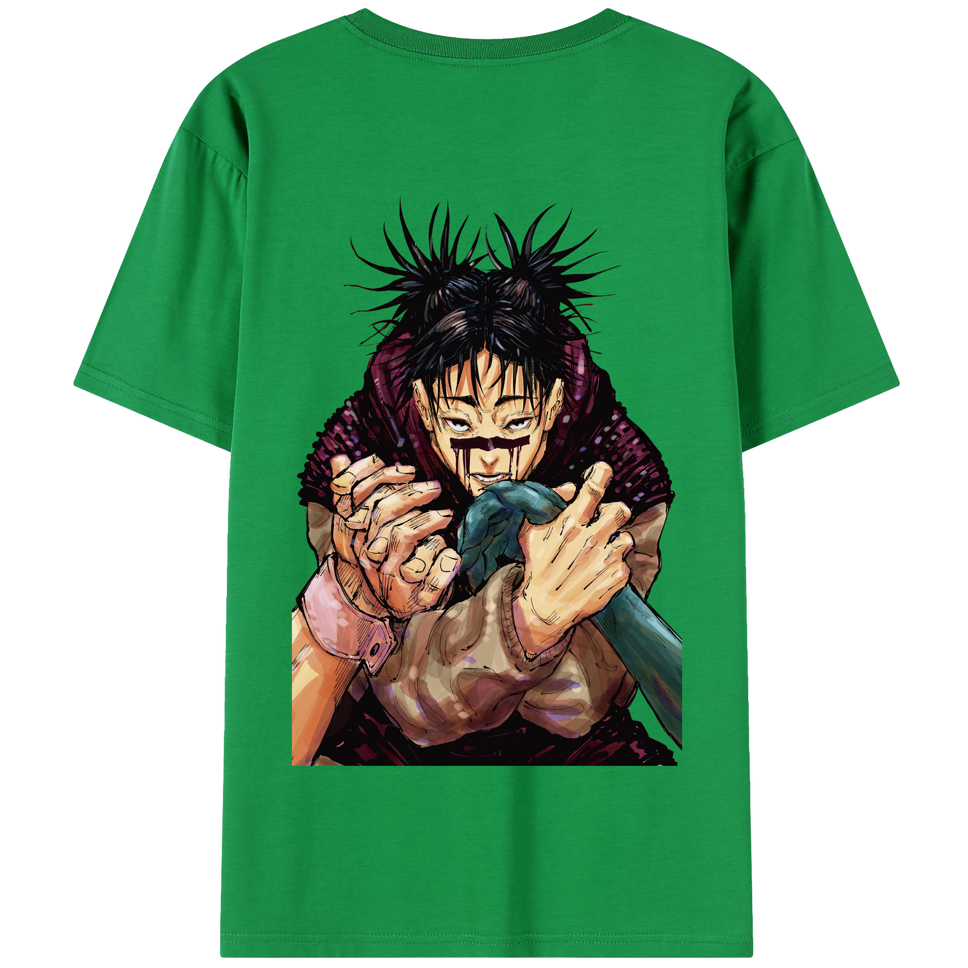 （画像用） 呪術廻戦 Jujutsu Kaisen 綿100％半袖Tシャツ（背面プリント）