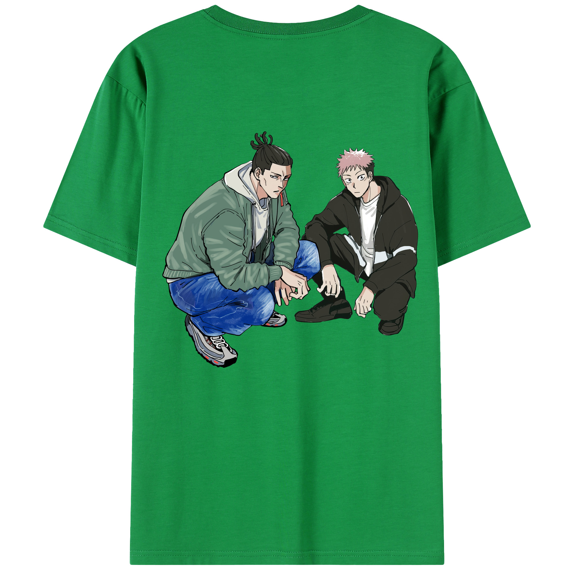 （画像用） 呪術廻戦 Jujutsu Kaisen 綿100％半袖Tシャツ（背面プリント）