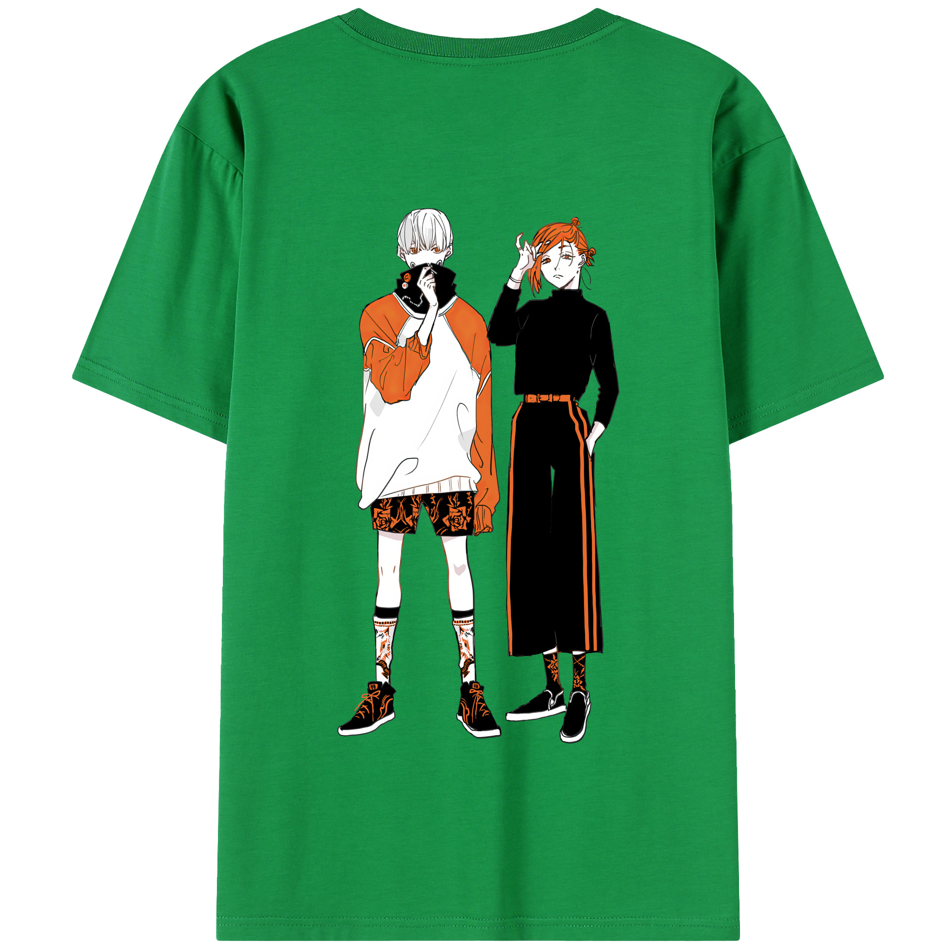 （画像用） 呪術廻戦 Jujutsu Kaisen 綿100％半袖Tシャツ（背面プリント）