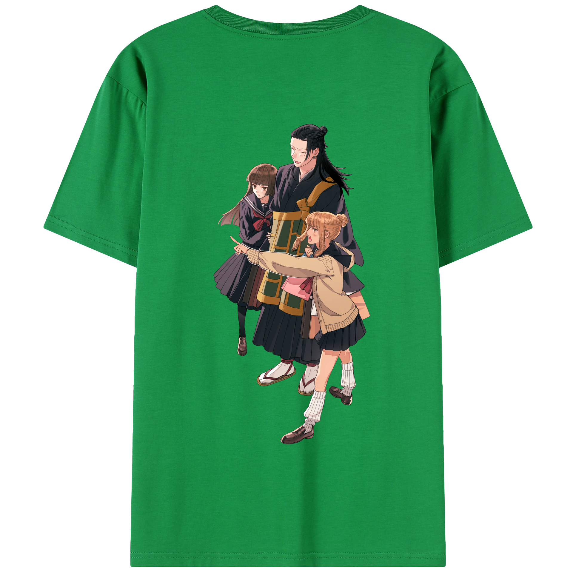 （画像用） 呪術廻戦 Jujutsu Kaisen 綿100％半袖Tシャツ（背面プリント）