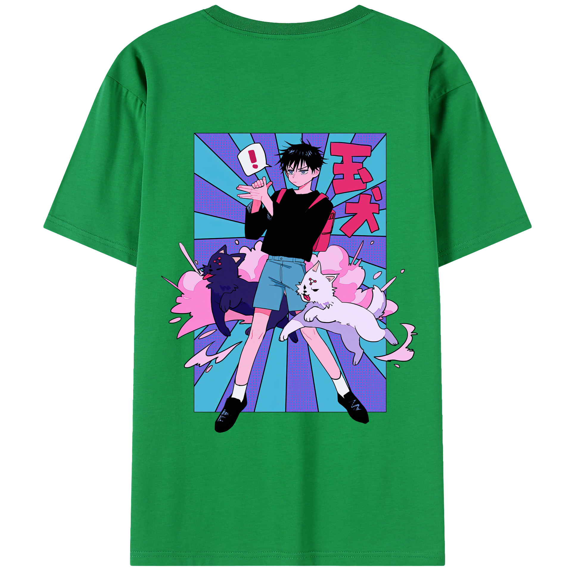 （画像用） 呪術廻戦 Jujutsu Kaisen 綿100％半袖Tシャツ（背面プリント）