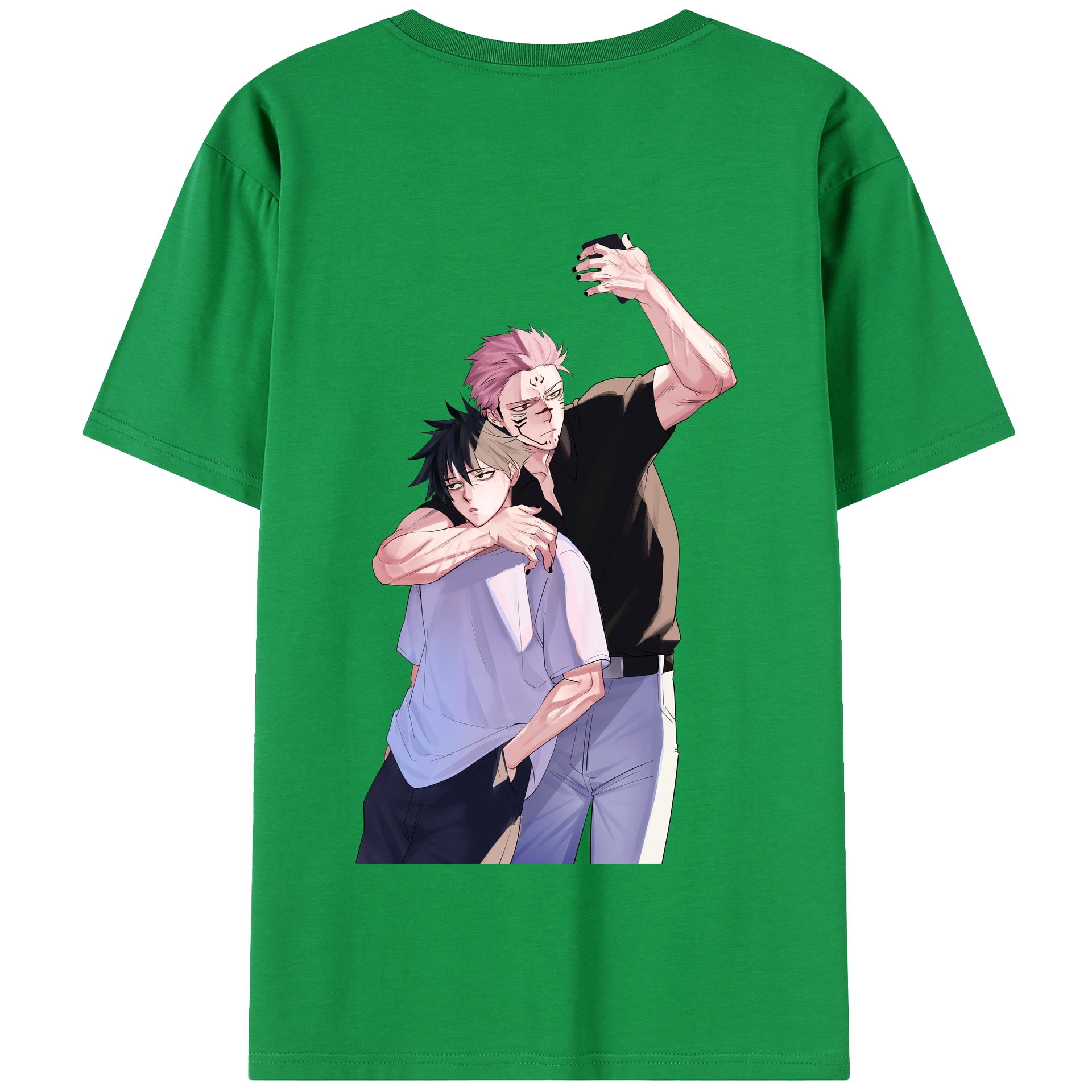 （画像用） 呪術廻戦 Jujutsu Kaisen 綿100％半袖Tシャツ（背面プリント）