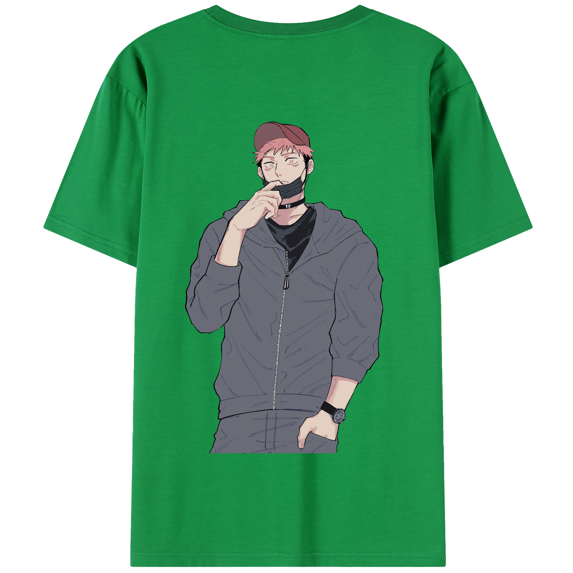 （画像用） 呪術廻戦 Jujutsu Kaisen 綿100％半袖Tシャツ（背面プリント）