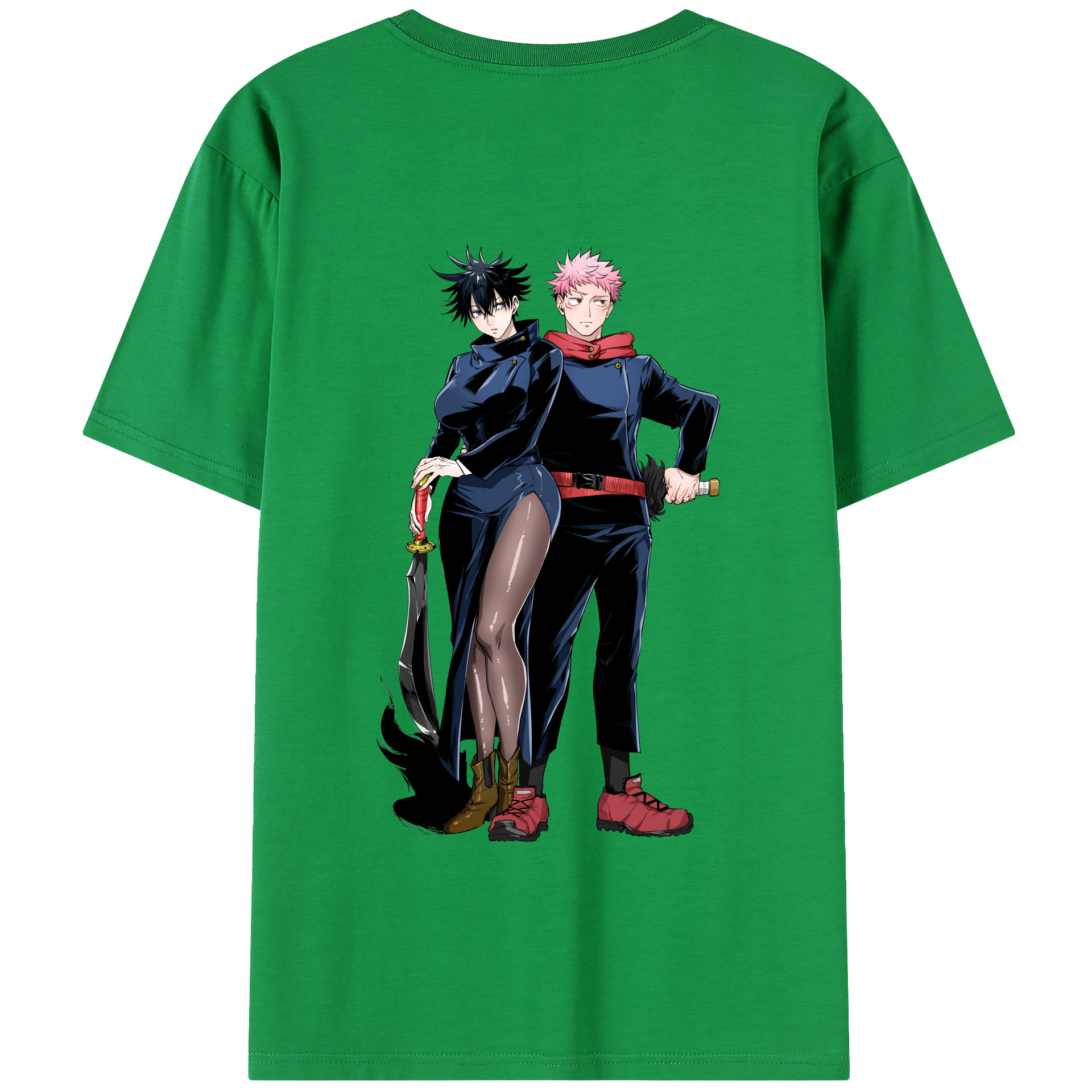 （画像用） 呪術廻戦 Jujutsu Kaisen 綿100％半袖Tシャツ（背面プリント）