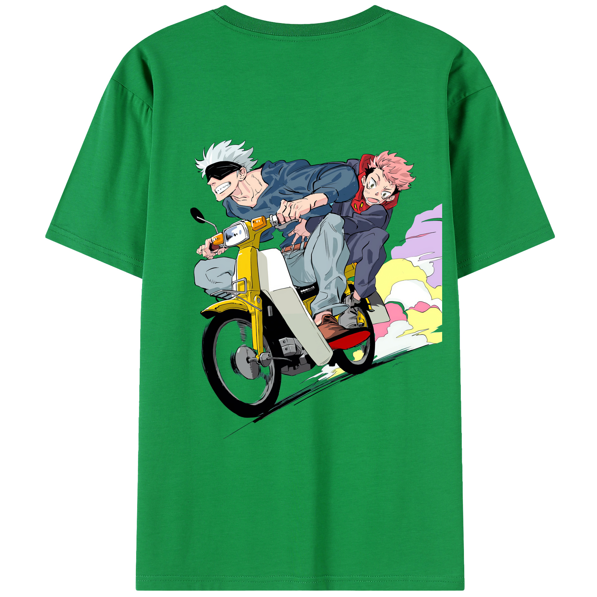 （画像用） 呪術廻戦 Jujutsu Kaisen 綿100％半袖Tシャツ（背面プリント）