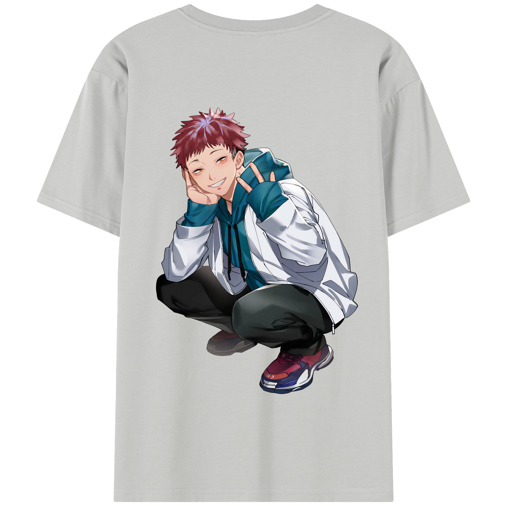 （画像用） 呪術廻戦 Jujutsu Kaisen 綿100％半袖Tシャツ（背面プリント）