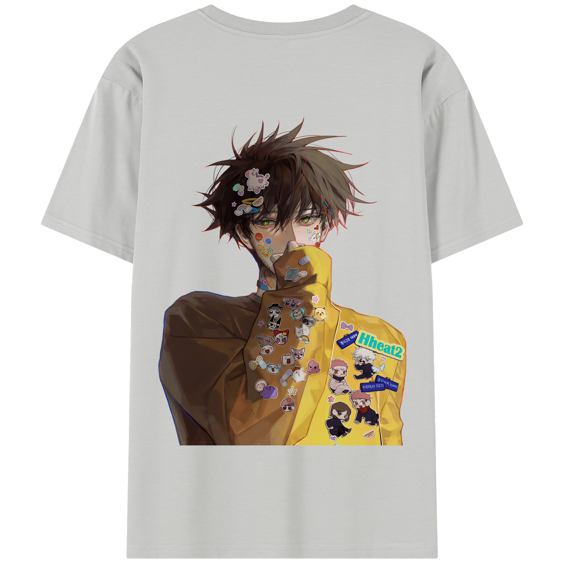 （画像用） 呪術廻戦 Jujutsu Kaisen 綿100％半袖Tシャツ（背面プリント）