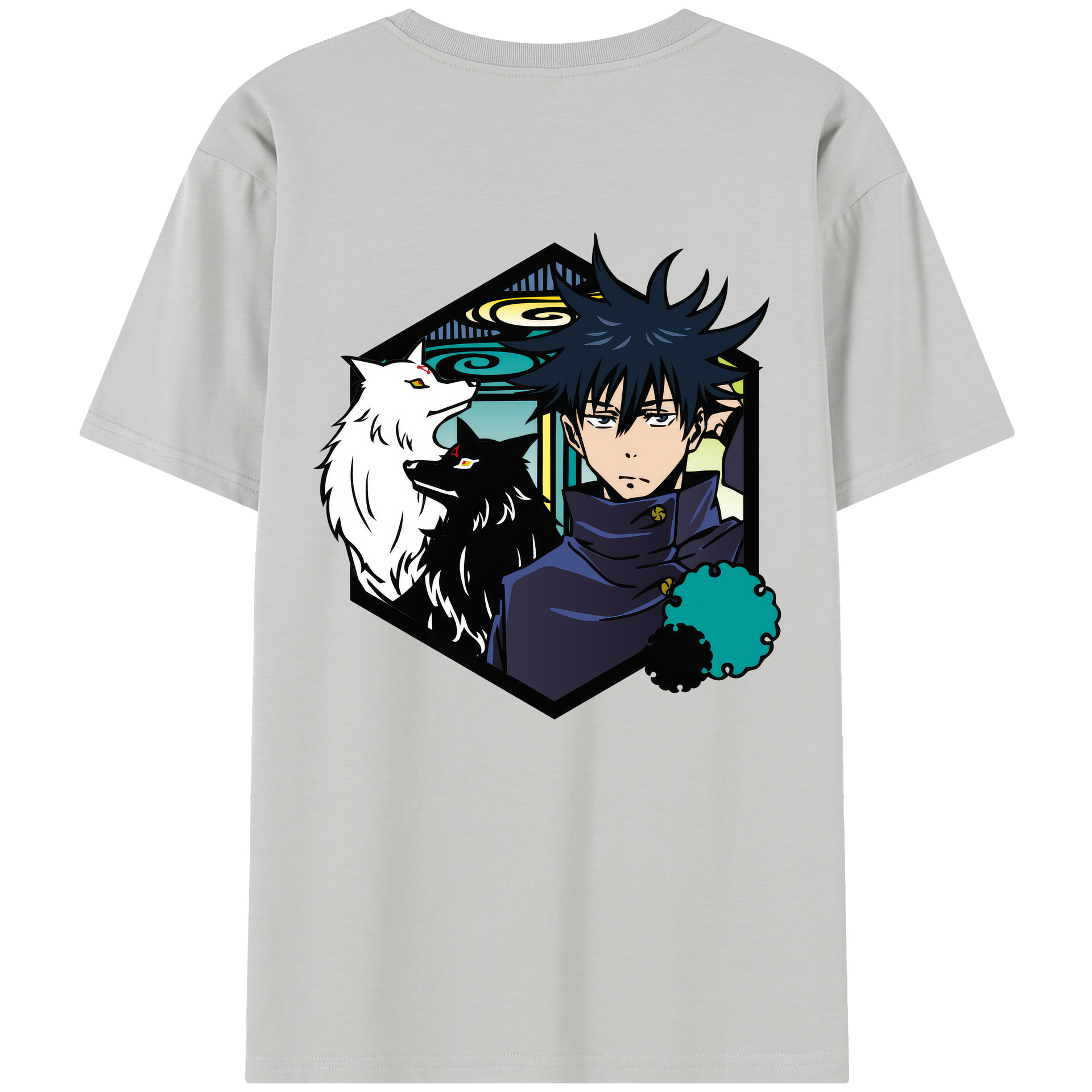 （画像用） 呪術廻戦 Jujutsu Kaisen 綿100％半袖Tシャツ（背面プリント）