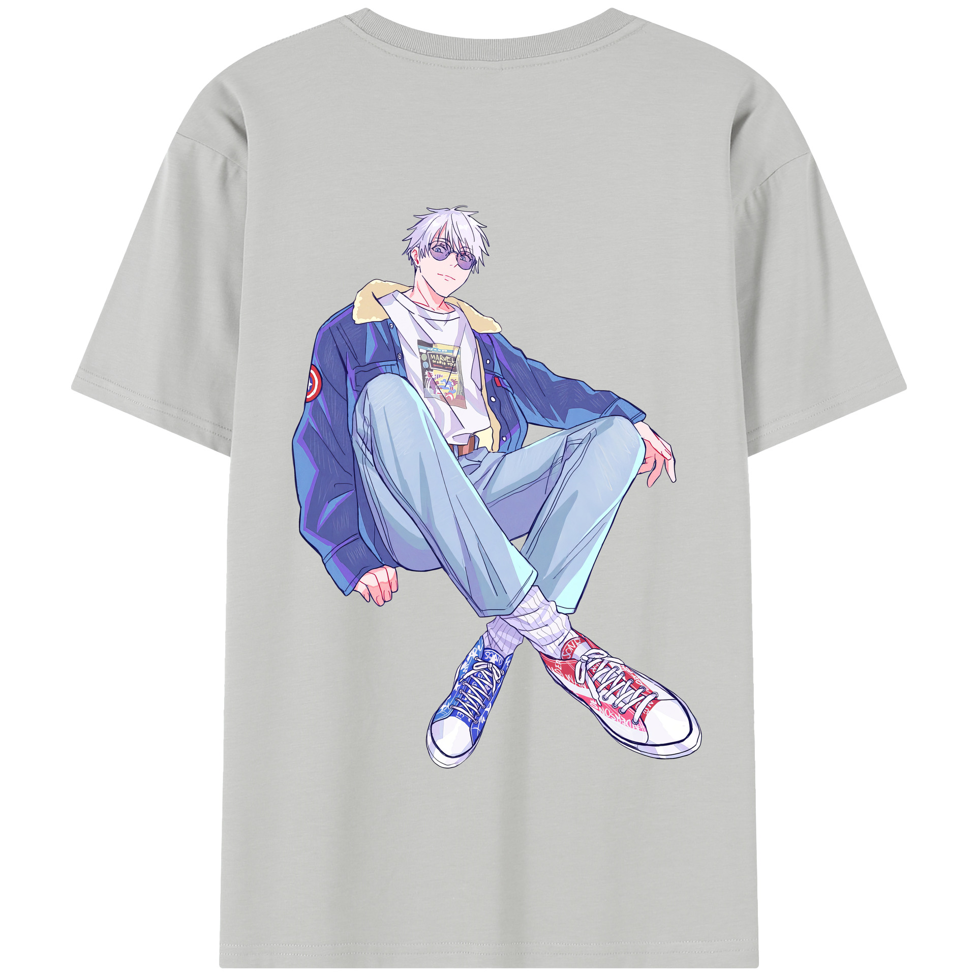 （画像用） 呪術廻戦 Jujutsu Kaisen 綿100％半袖Tシャツ（背面プリント）