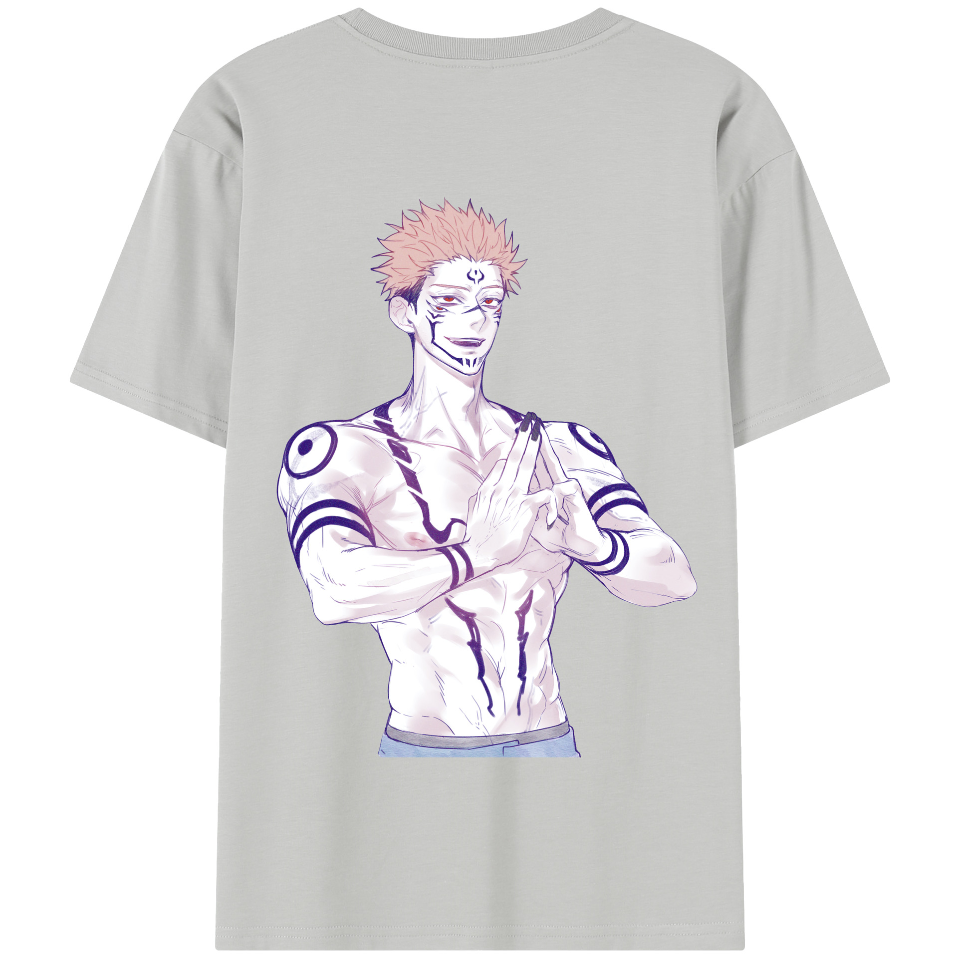 （画像用） 呪術廻戦 Jujutsu Kaisen 綿100％半袖Tシャツ（背面プリント）