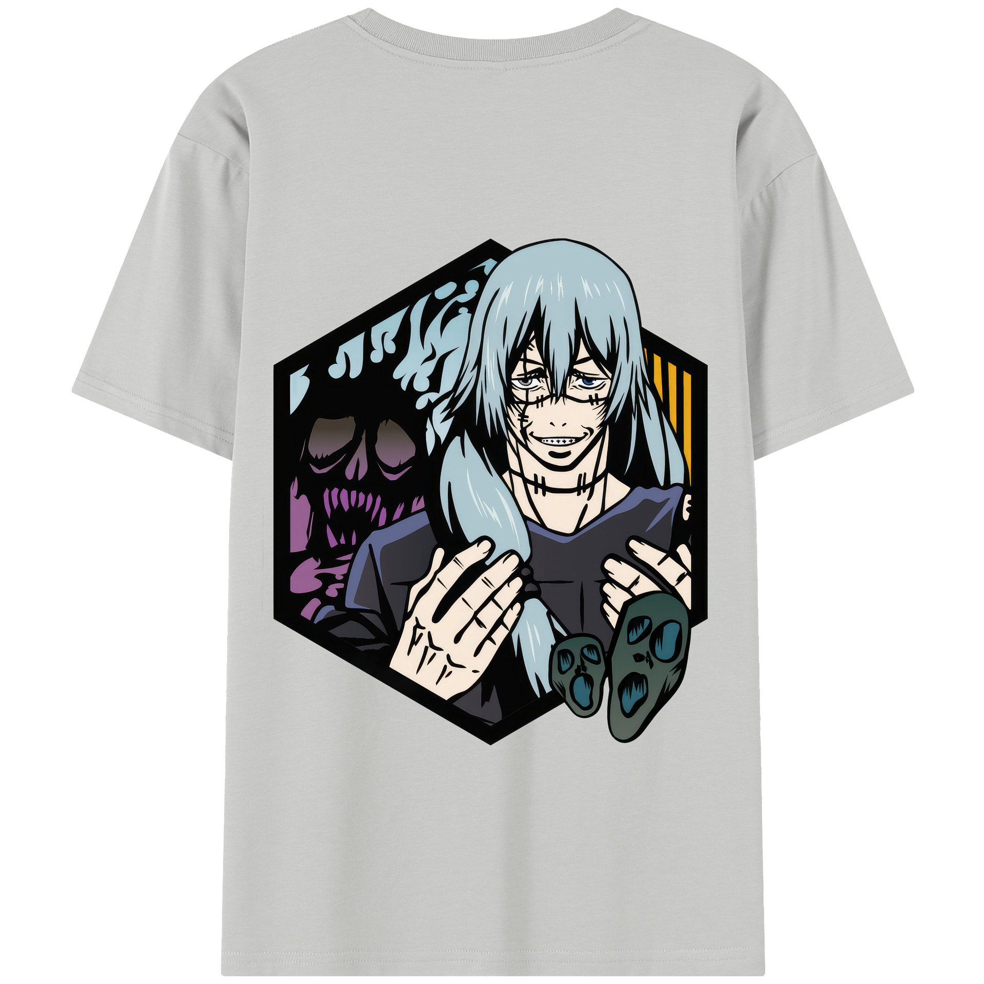 （画像用） 呪術廻戦 Jujutsu Kaisen 綿100％半袖Tシャツ（背面プリント）