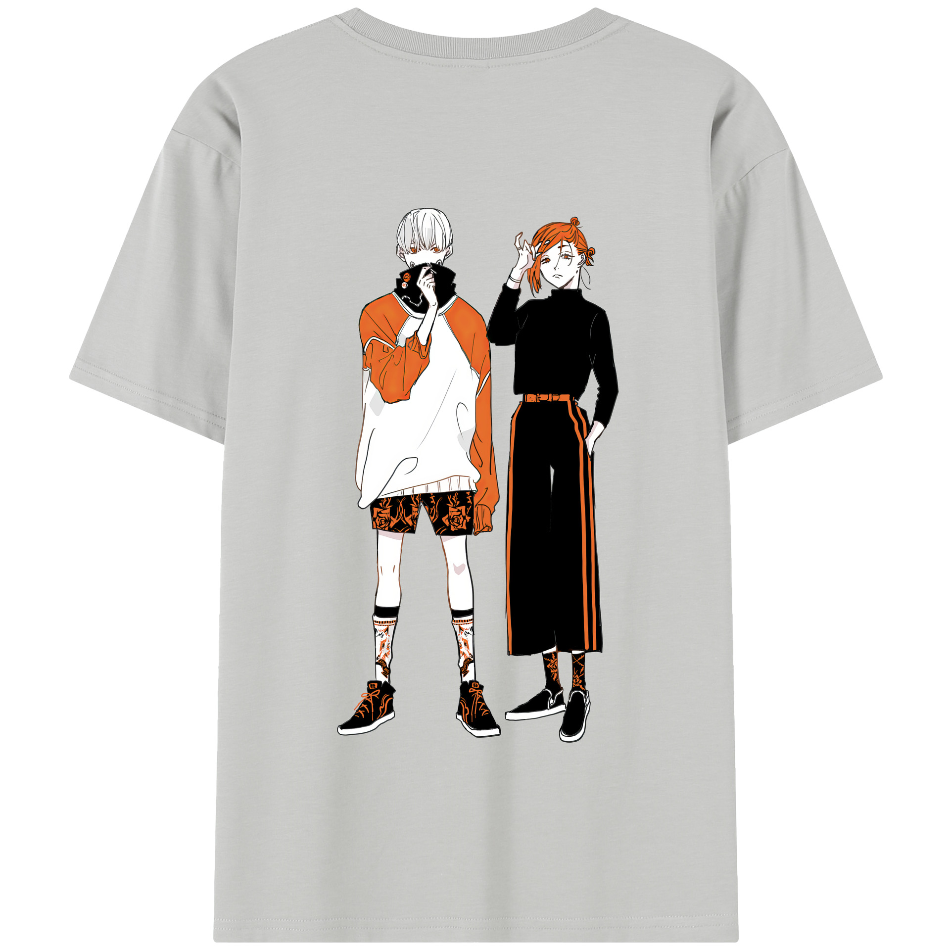 （画像用） 呪術廻戦 Jujutsu Kaisen 綿100％半袖Tシャツ（背面プリント）