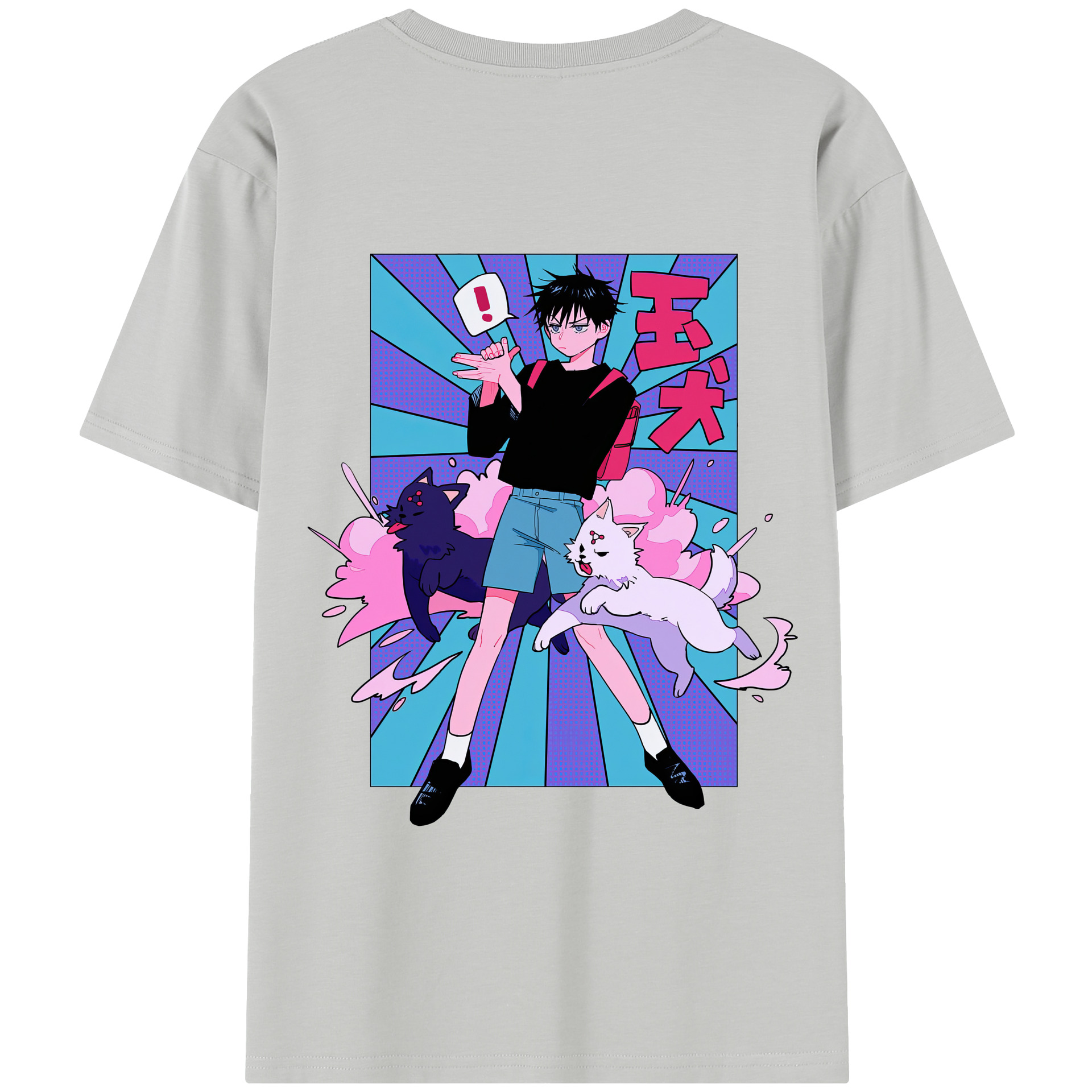 （画像用） 呪術廻戦 Jujutsu Kaisen 綿100％半袖Tシャツ（背面プリント）