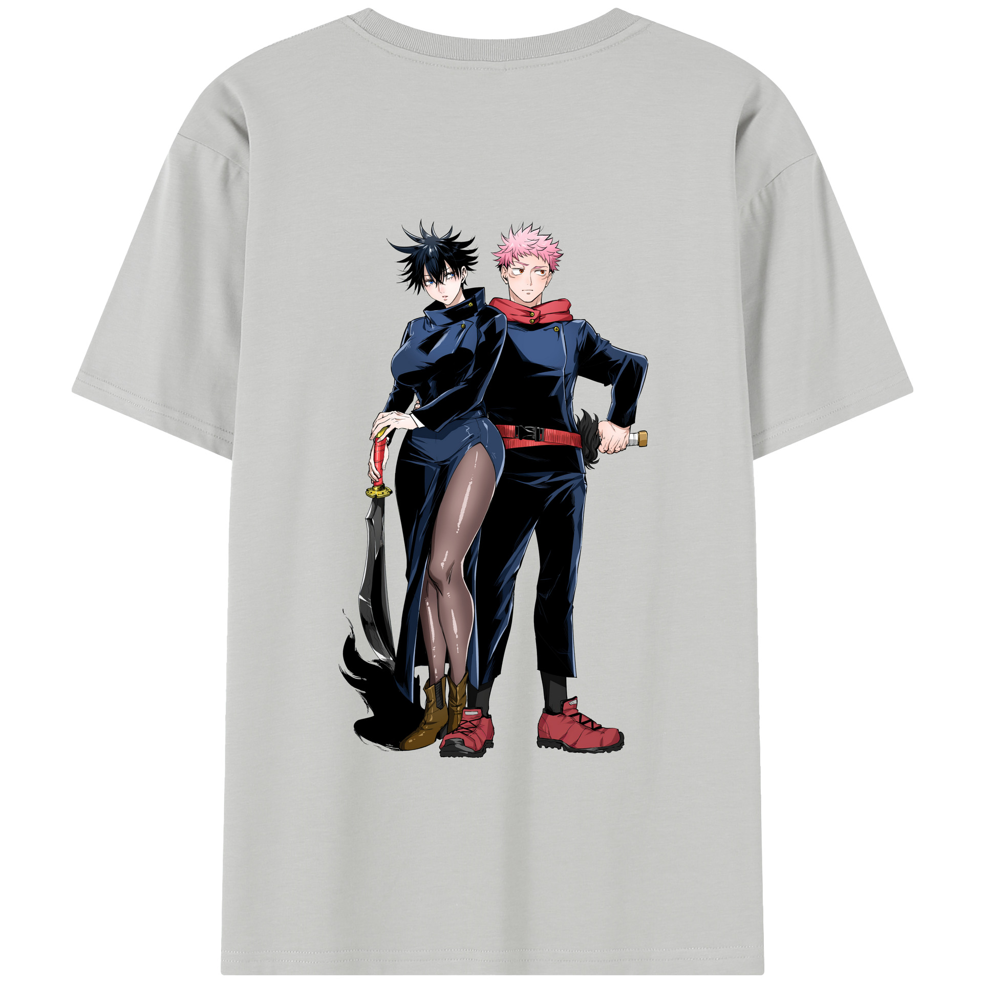 （画像用） 呪術廻戦 Jujutsu Kaisen 綿100％半袖Tシャツ（背面プリント）