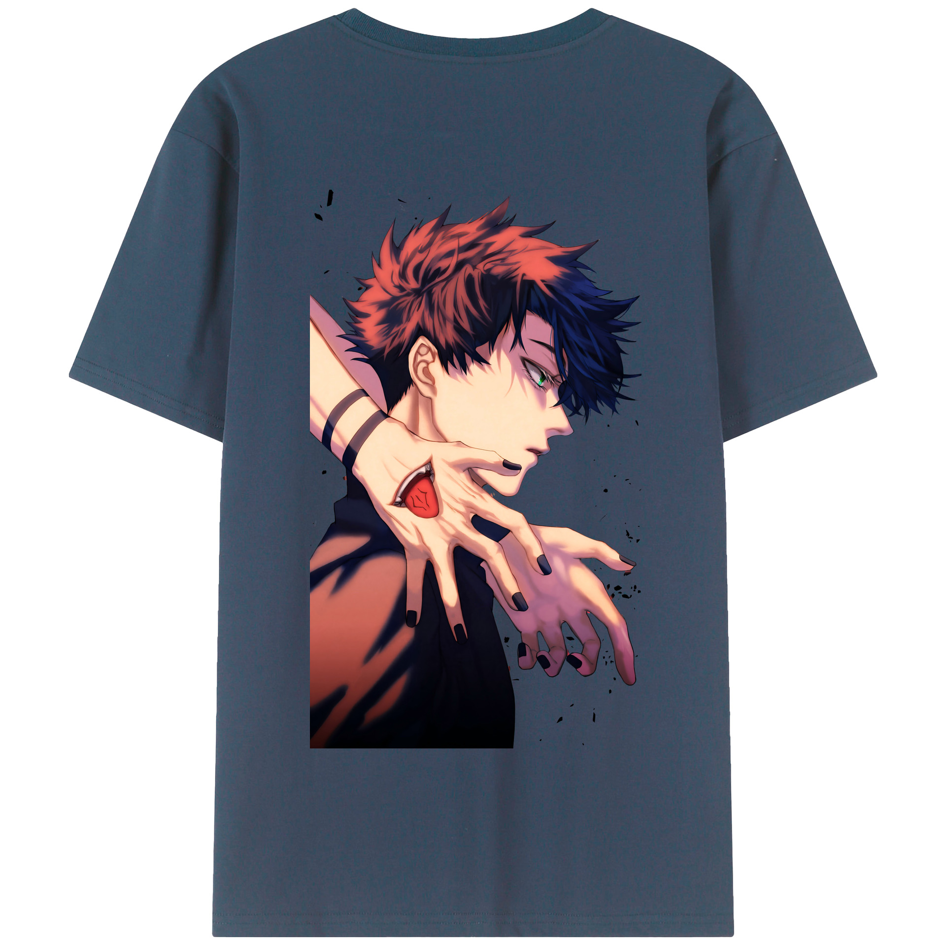 （画像用） 呪術廻戦 Jujutsu Kaisen 綿100％半袖Tシャツ（背面プリント）