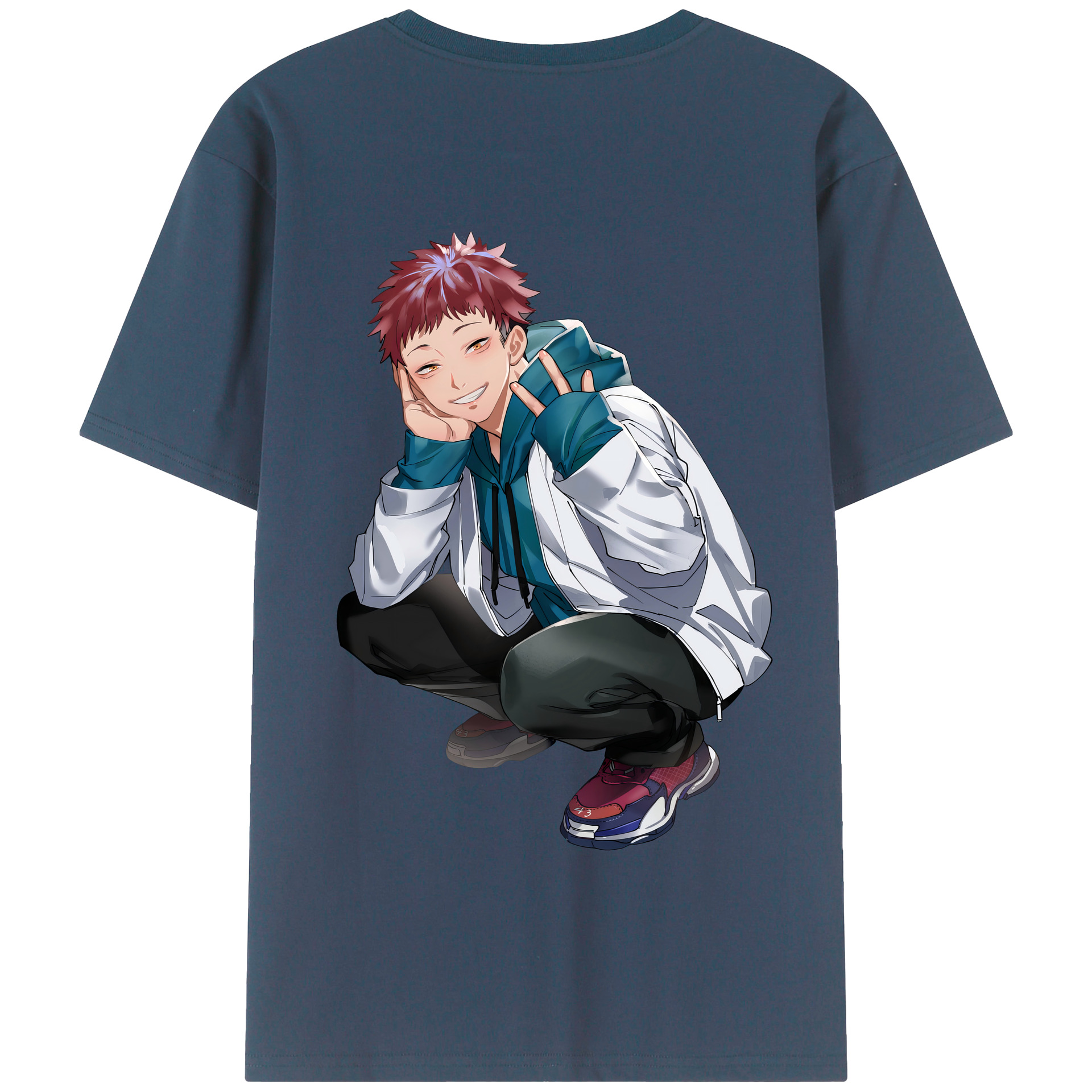 （画像用） 呪術廻戦 Jujutsu Kaisen 綿100％半袖Tシャツ（背面プリント）