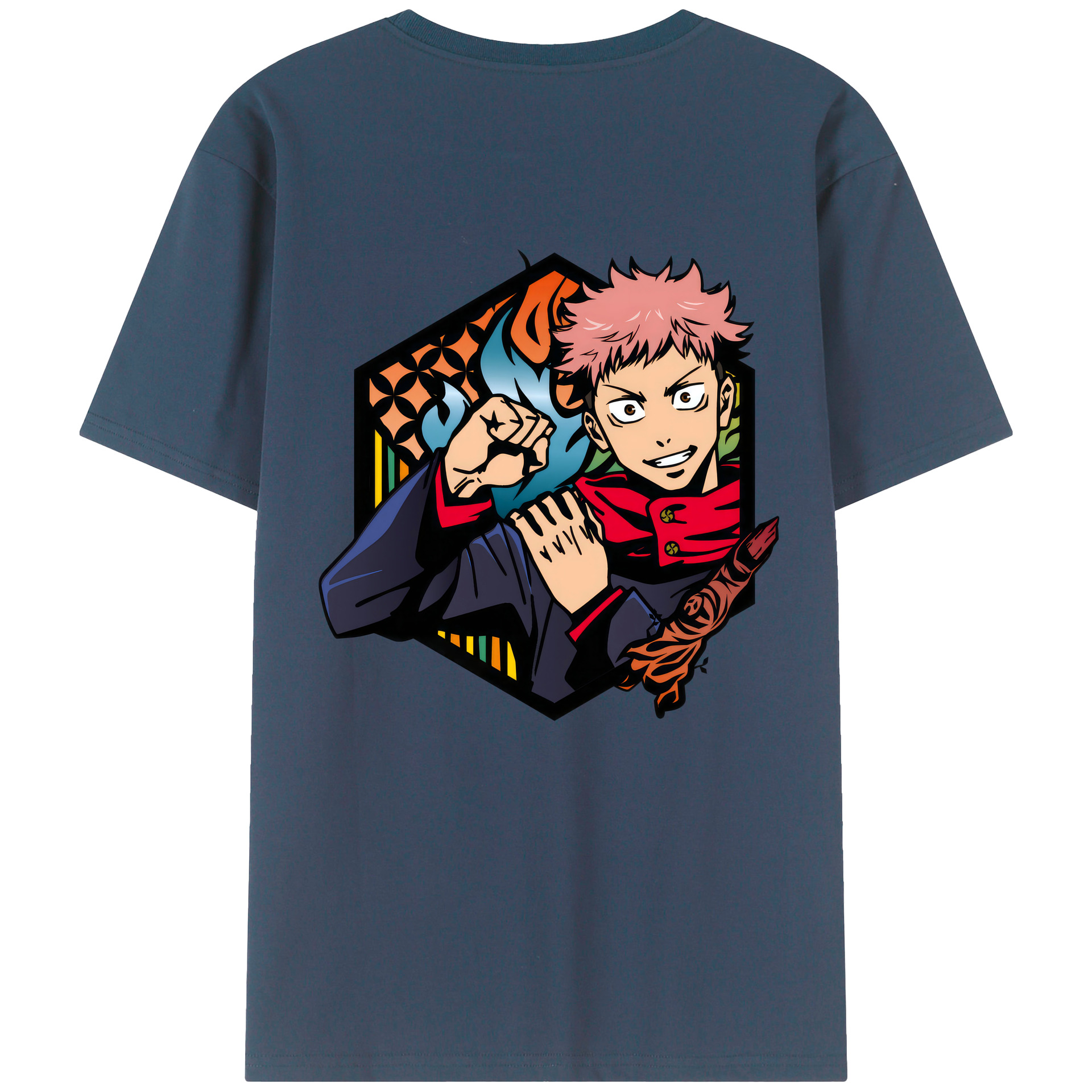 （画像用） 呪術廻戦 Jujutsu Kaisen 綿100％半袖Tシャツ（背面プリント）