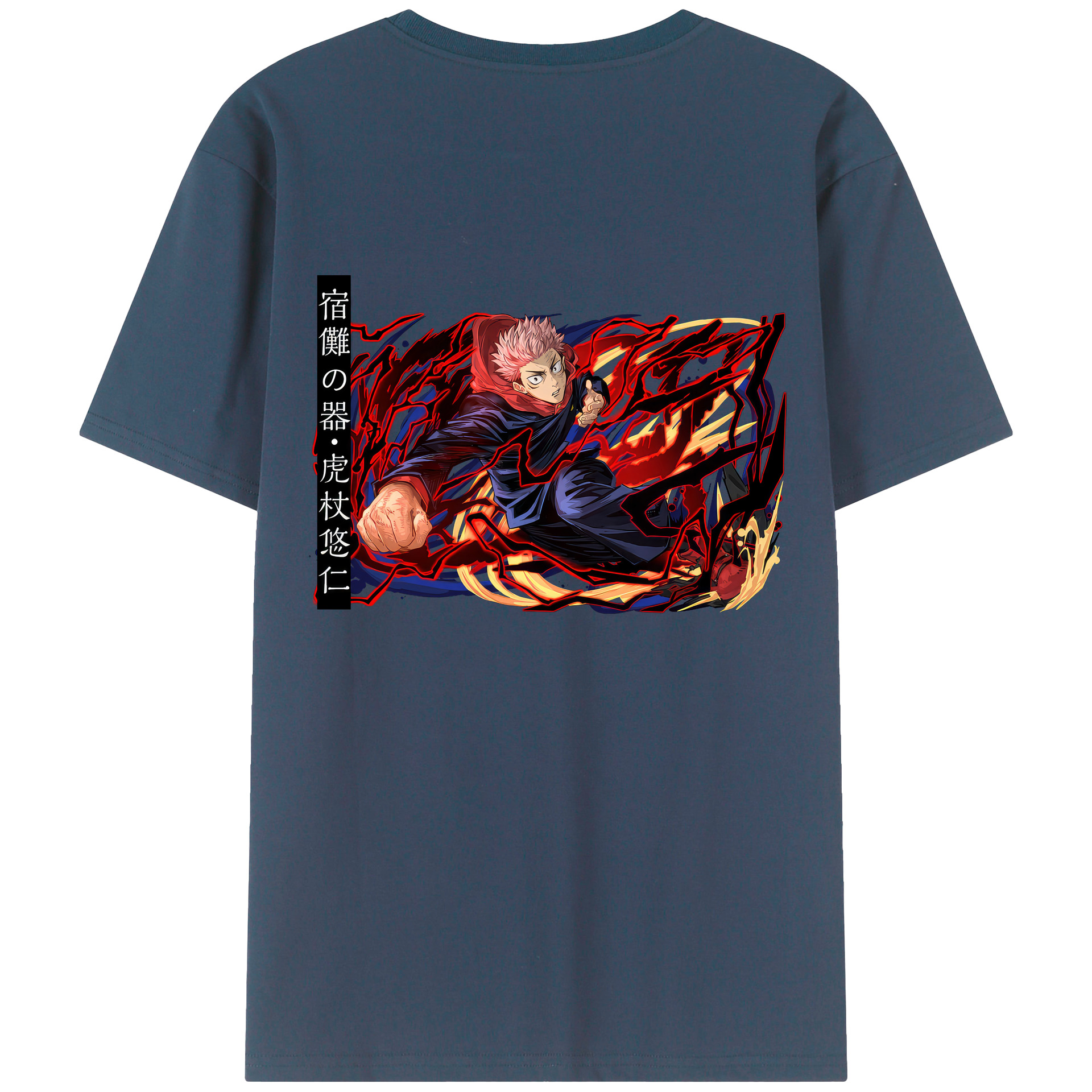 （画像用） 呪術廻戦 Jujutsu Kaisen 綿100％半袖Tシャツ（背面プリント）